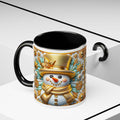 Festive Snowman Coffee Mug | Holiday Gift, Winter Decor, Cute Mug, Christmas Mug, Snowman Lover's Gift
