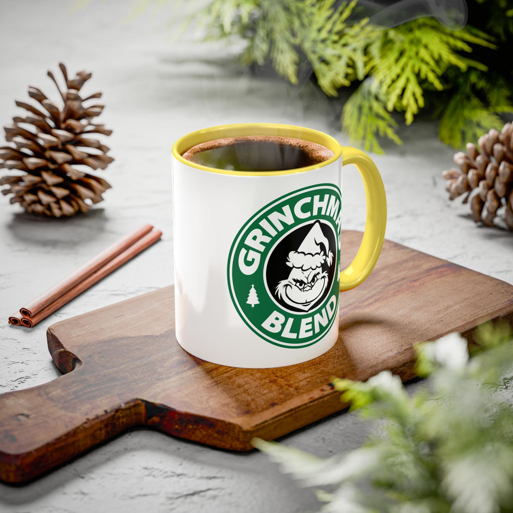 Christmas Grinch Coffee Mug, Colorful 11oz & 15oz Mugs, Holiday Gift, Funny Grinchmas Mug, Winter Decor, Unique Coffee Cup