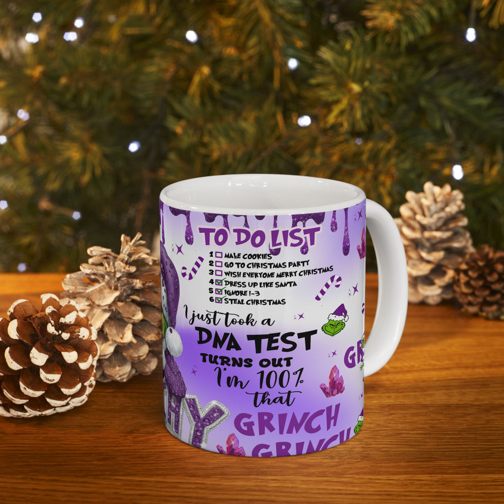 Whimsical Grinch Mug - Perfect Holiday Gift, Fun Coffee Cup, Festive Drinkware, Humor Collectible, Christmas Decor