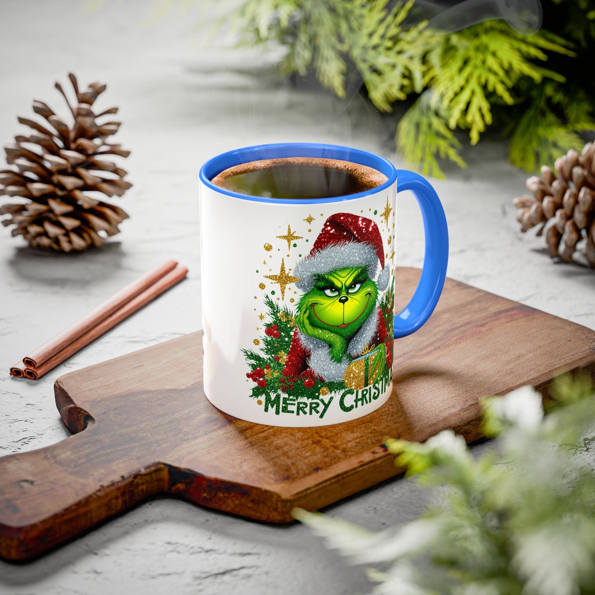 Grinchy Christmas Mug - 11oz & 15oz, Holiday Gift, Festive Beverage Cup, Winter Decorations, Fun Coffee Mug, Grinch Lover Gift