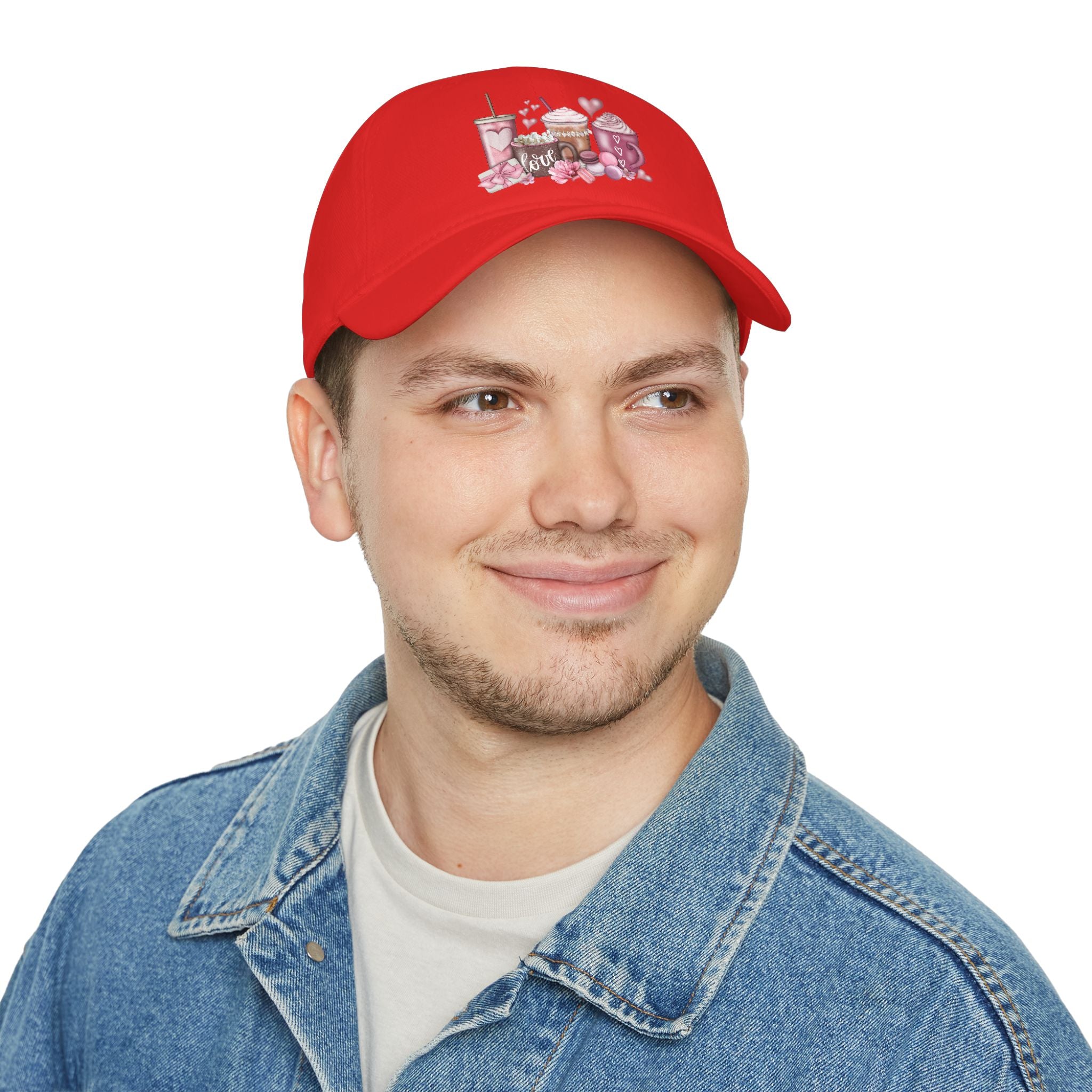 Love and Coffee Low Profile Baseball Cap