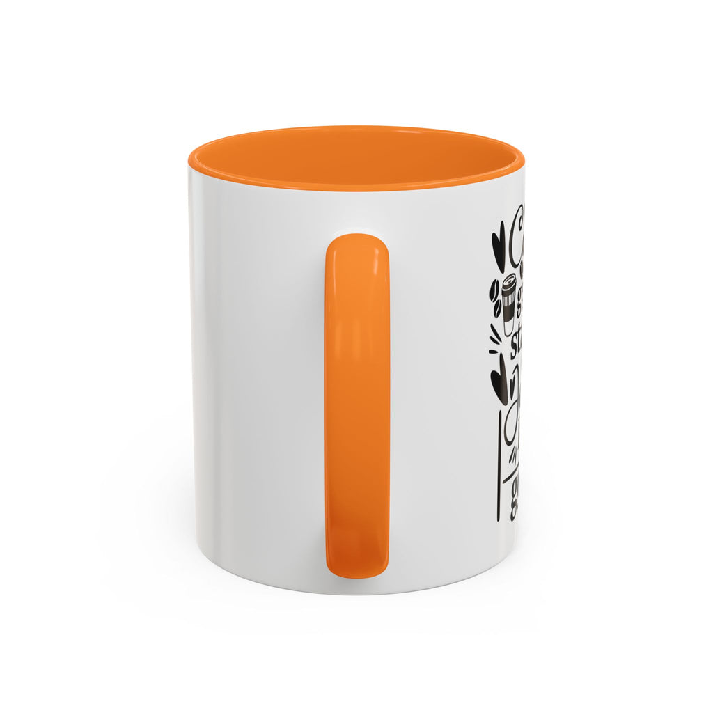 Faithful Morning Mug, Christian Coffee Cup, Religious Tea Mug, Jesus and Coffee Drinkware, Colorful Ceramic Mug
