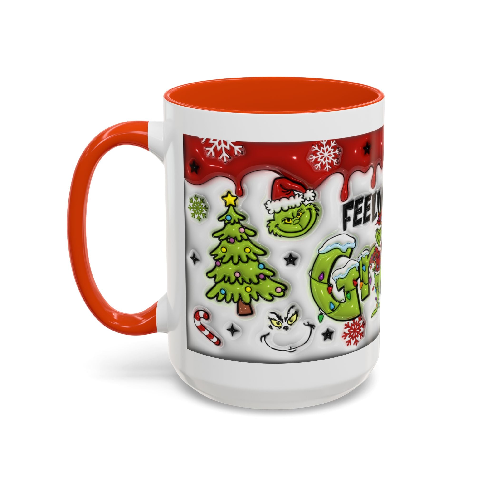 Grinch Holiday Mug - Feeling Extra Grinchy Today! Christmas Gift, Funny Coffee Cup, Holiday Decor, Winter Warmth
