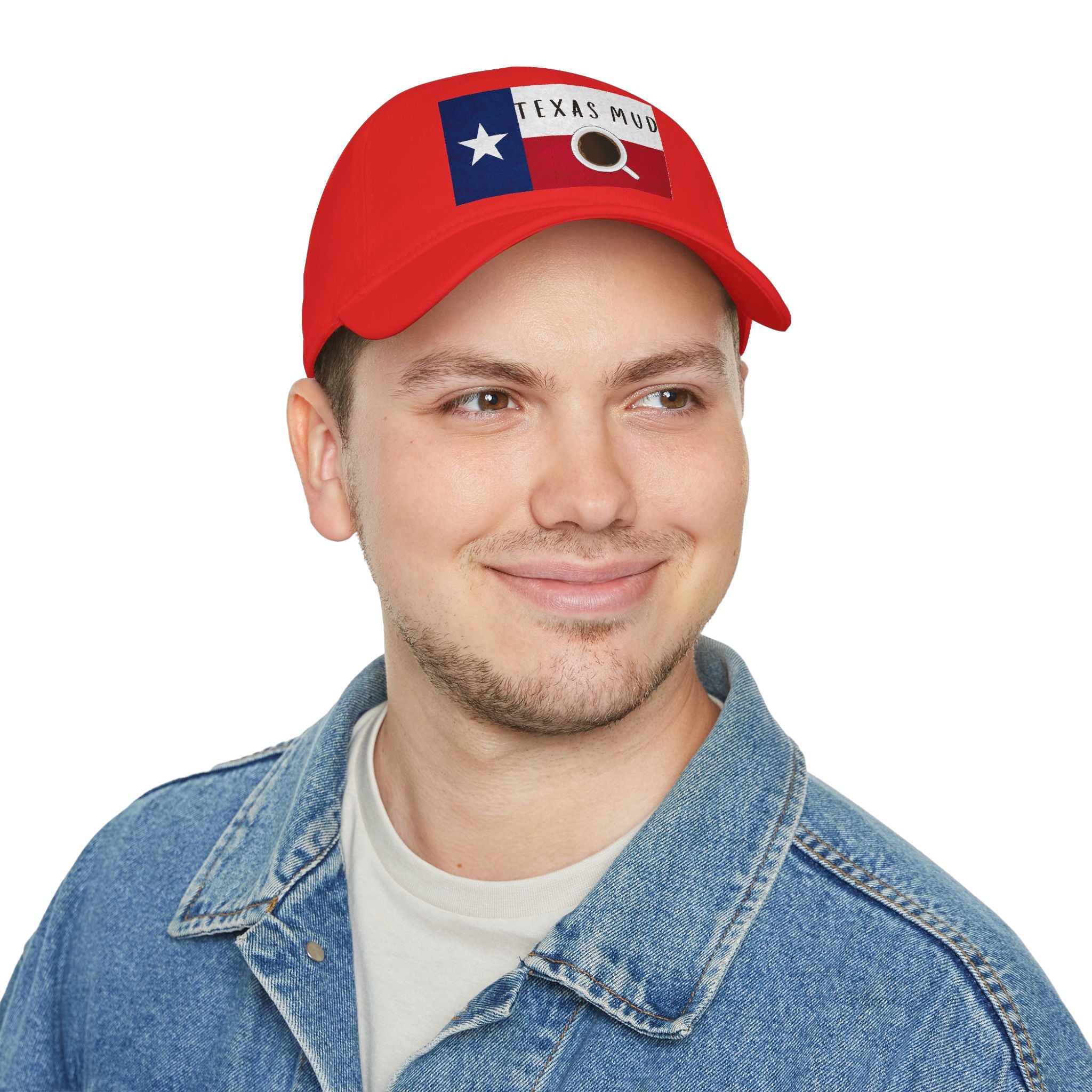 Texas Mud Coffee Flag Cap — Low Profile Baseball Hat