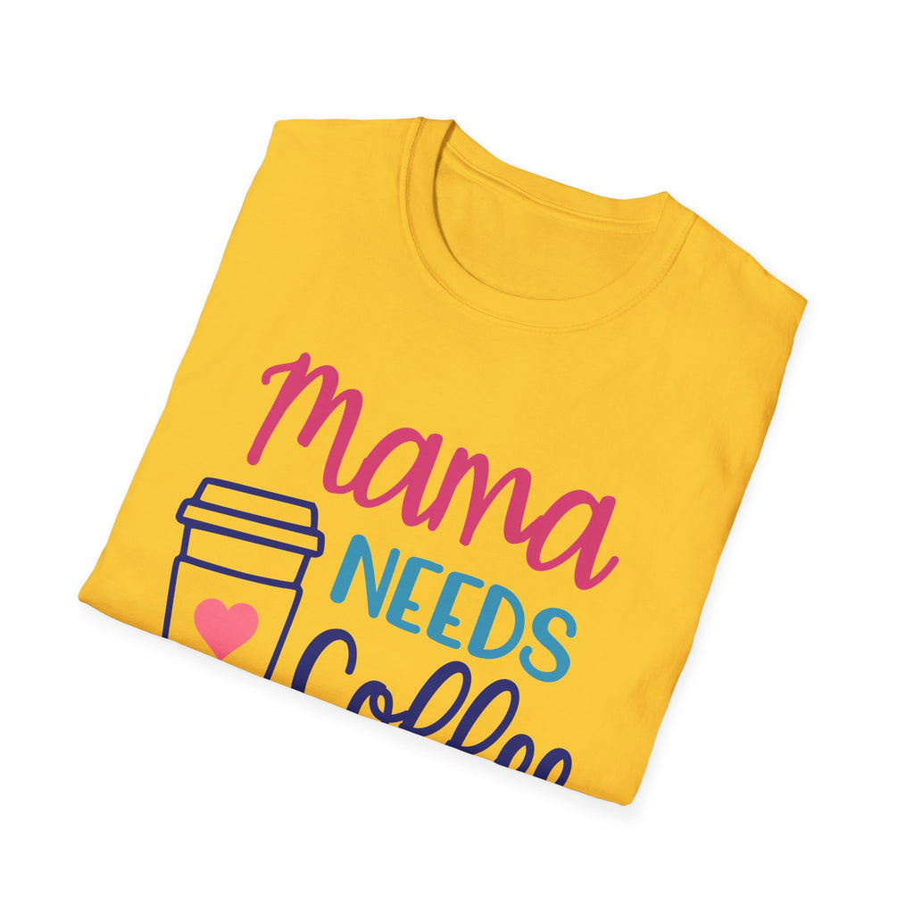 Moma Needs lots Of Coffee - Unisex Softstyle T-Shirt