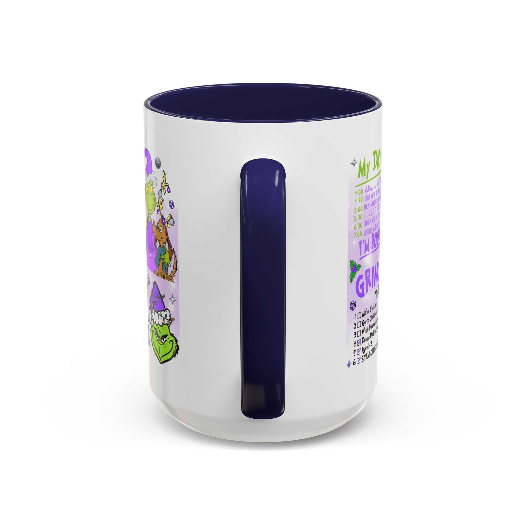 Grinchy Accent Coffee Mug - Fun Holiday Gift, Christmas Decor, Grinch Fan Merchandise, Unique Coffee Cup, Holiday Humor