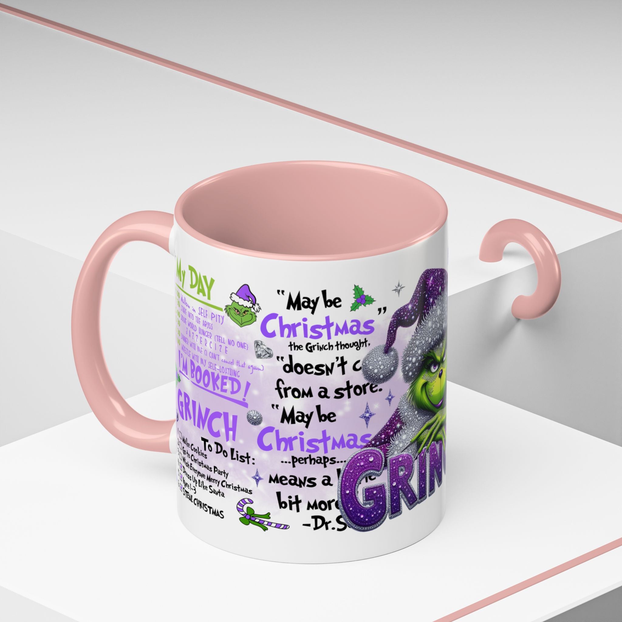 Grinchy Holiday Coffee Mug — '100% That Grinch' Funny Christmas Mug (11/15oz)