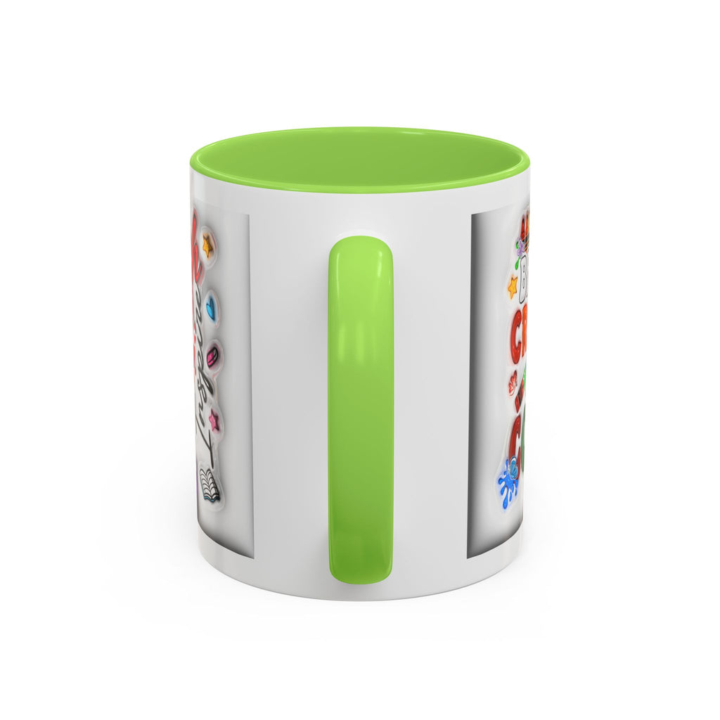 Personalized Teacher Mugs | Colorful 11oz & 15oz Coffee Cups | Fun Gift for Educators | Back to School | Teacher Appreciation