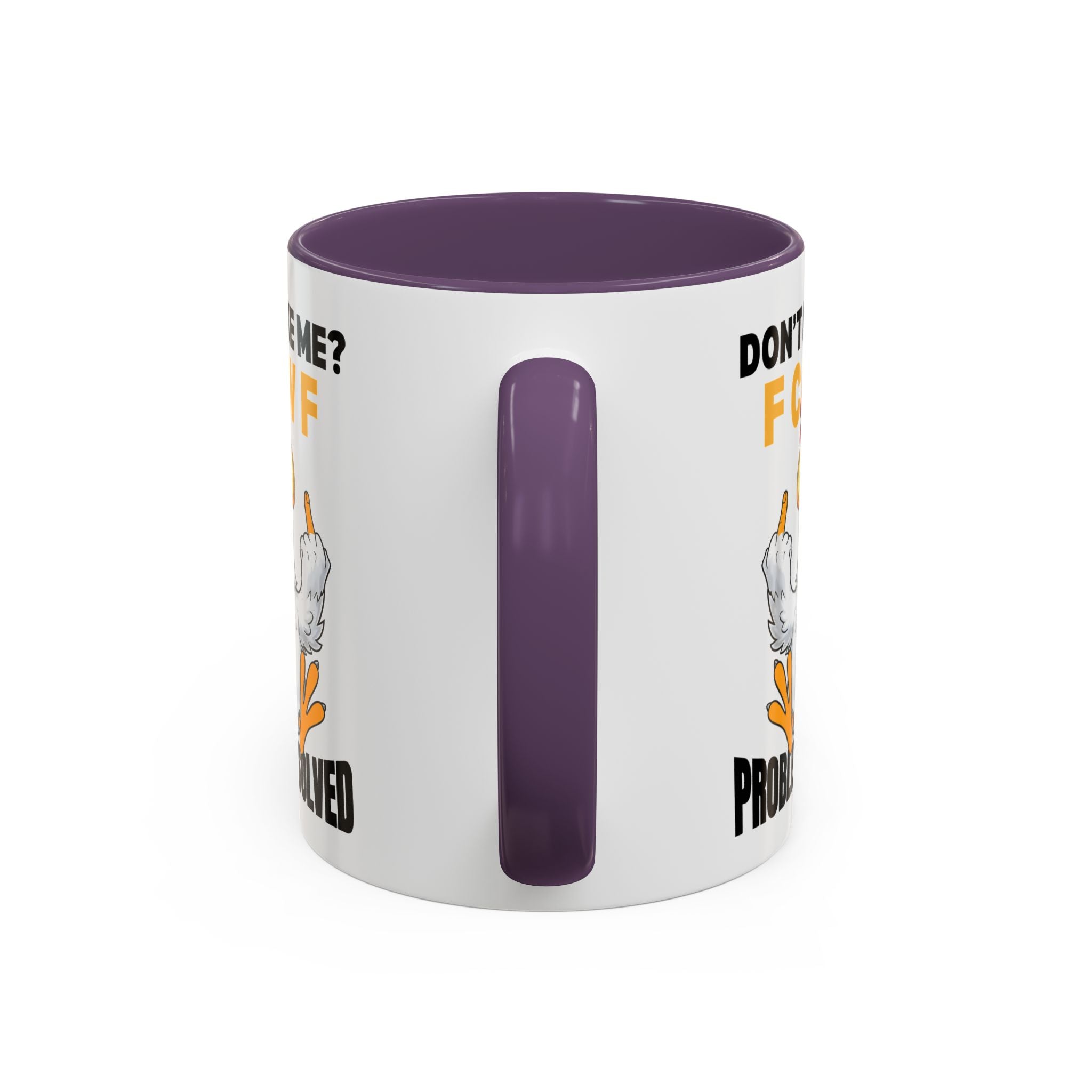 Don’t Like Me? F CAW F Chicken Mug — Funny Sarcastic Coffee Cup (11/15oz)