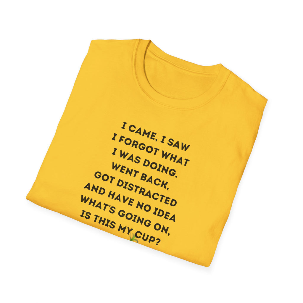 Grinch Inspired Softstyle Tee: I Came, I Saw, Funny T-Shirt for Fans, Gift for Birthdays, Casual Wear, Kermit Merchandise