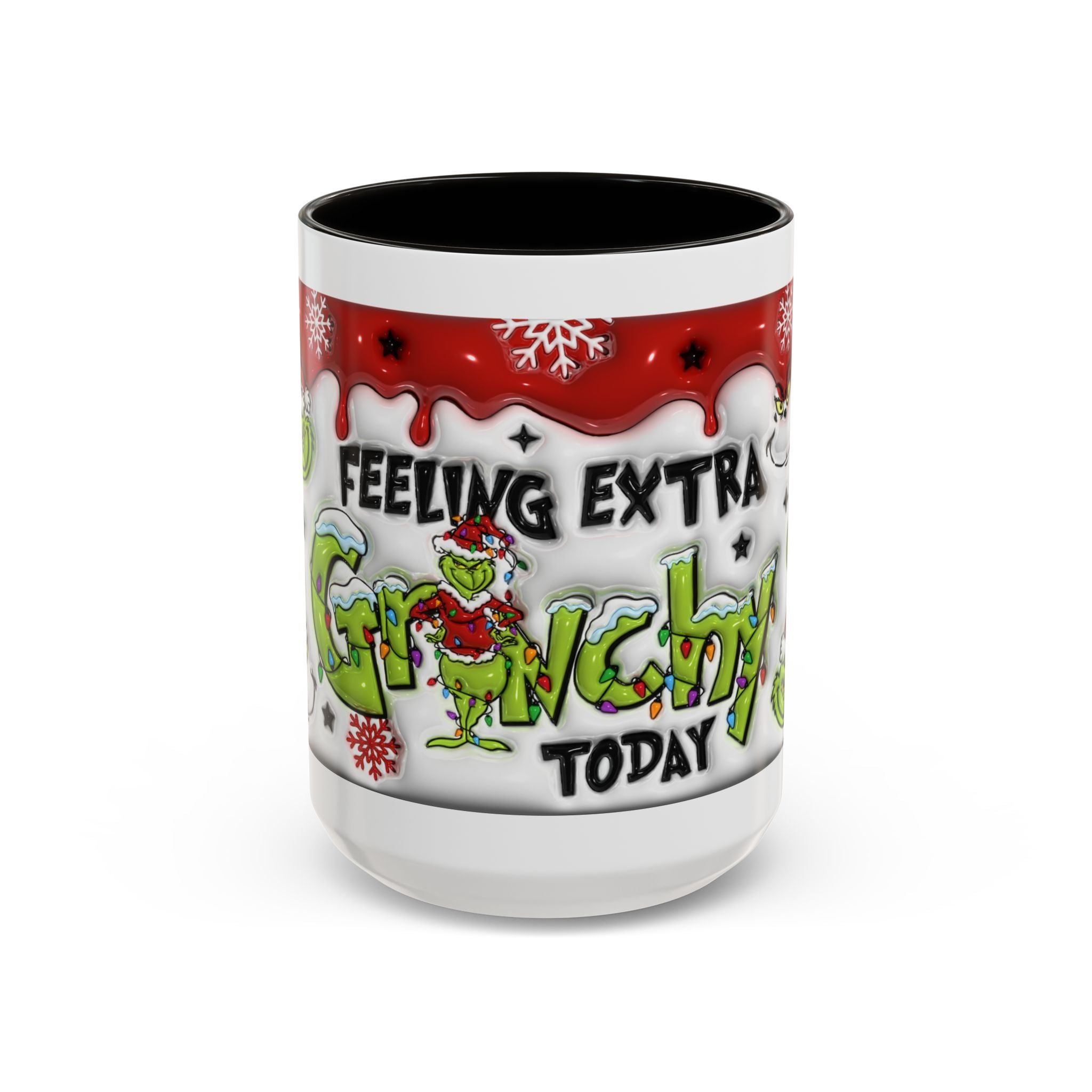 Grinch Holiday Mug - Feeling Extra Grinchy Today! Christmas Gift, Funny Coffee Cup, Holiday Decor, Winter Warmth