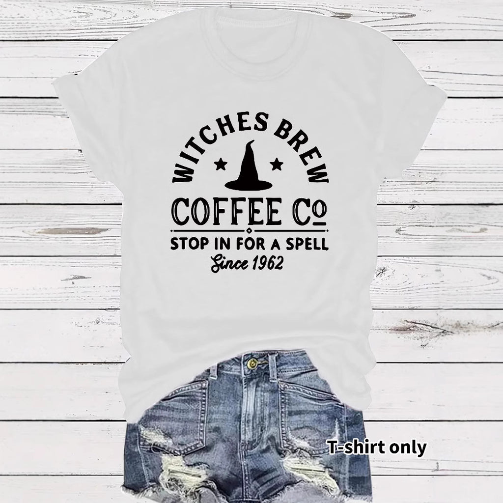 T-shirt women COFFEE CO letters