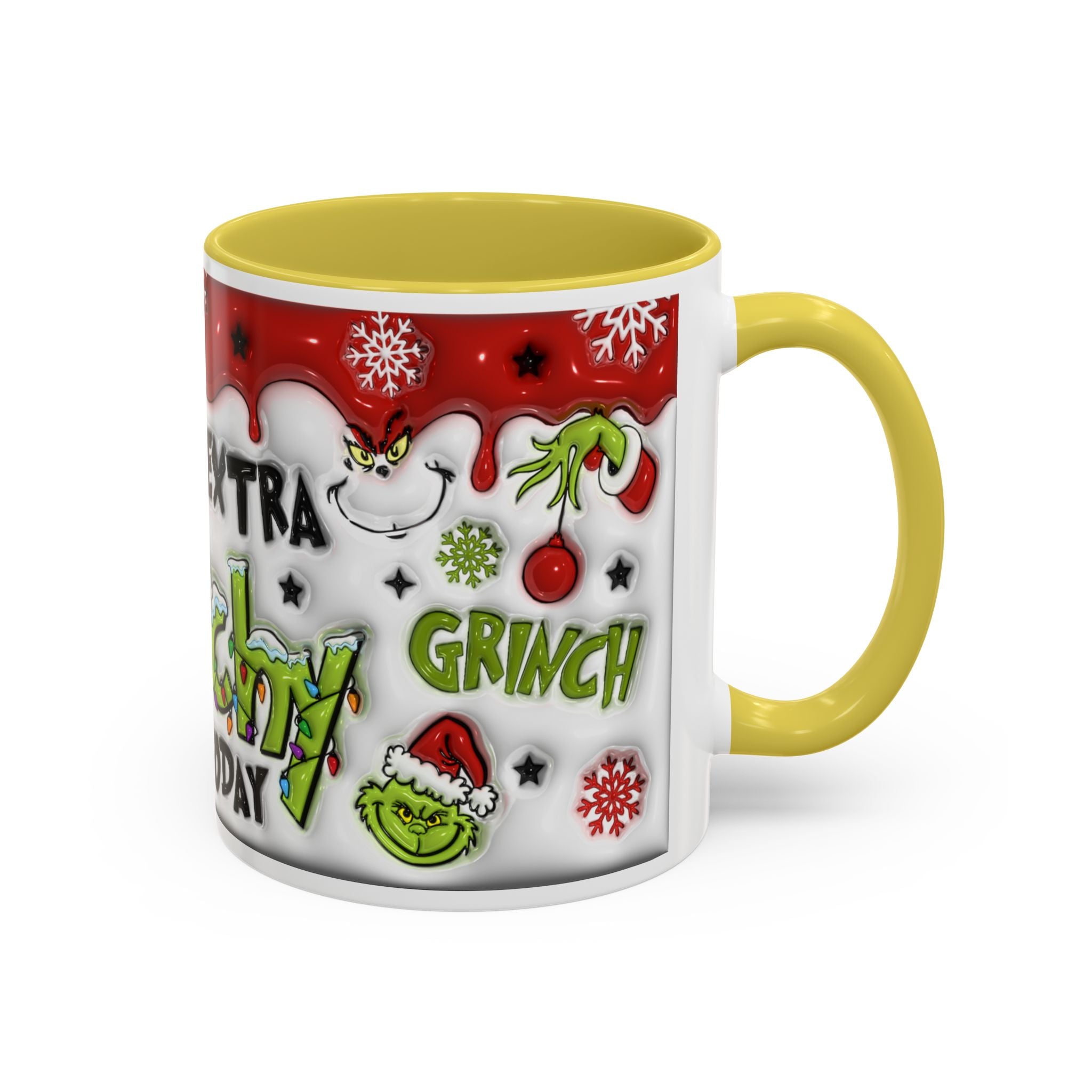 Grinch Holiday Mug - Feeling Extra Grinchy Today! Christmas Gift, Funny Coffee Cup, Holiday Decor, Winter Warmth