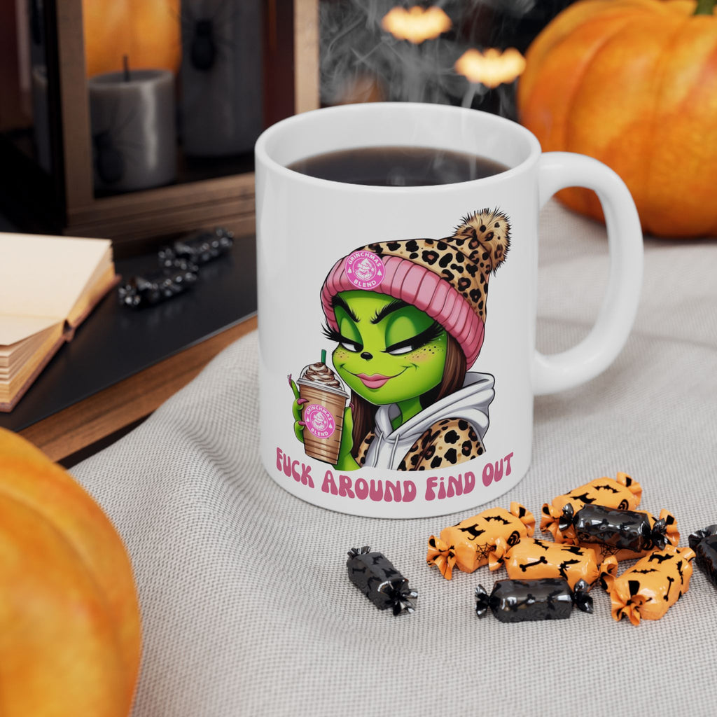 FA/FO Fun and Sassy Ceramic Mug | Cute Coffee Cup | Gift for Crazy Plant Lovers | Motivational Mug | Home Decor | Birthday Gift