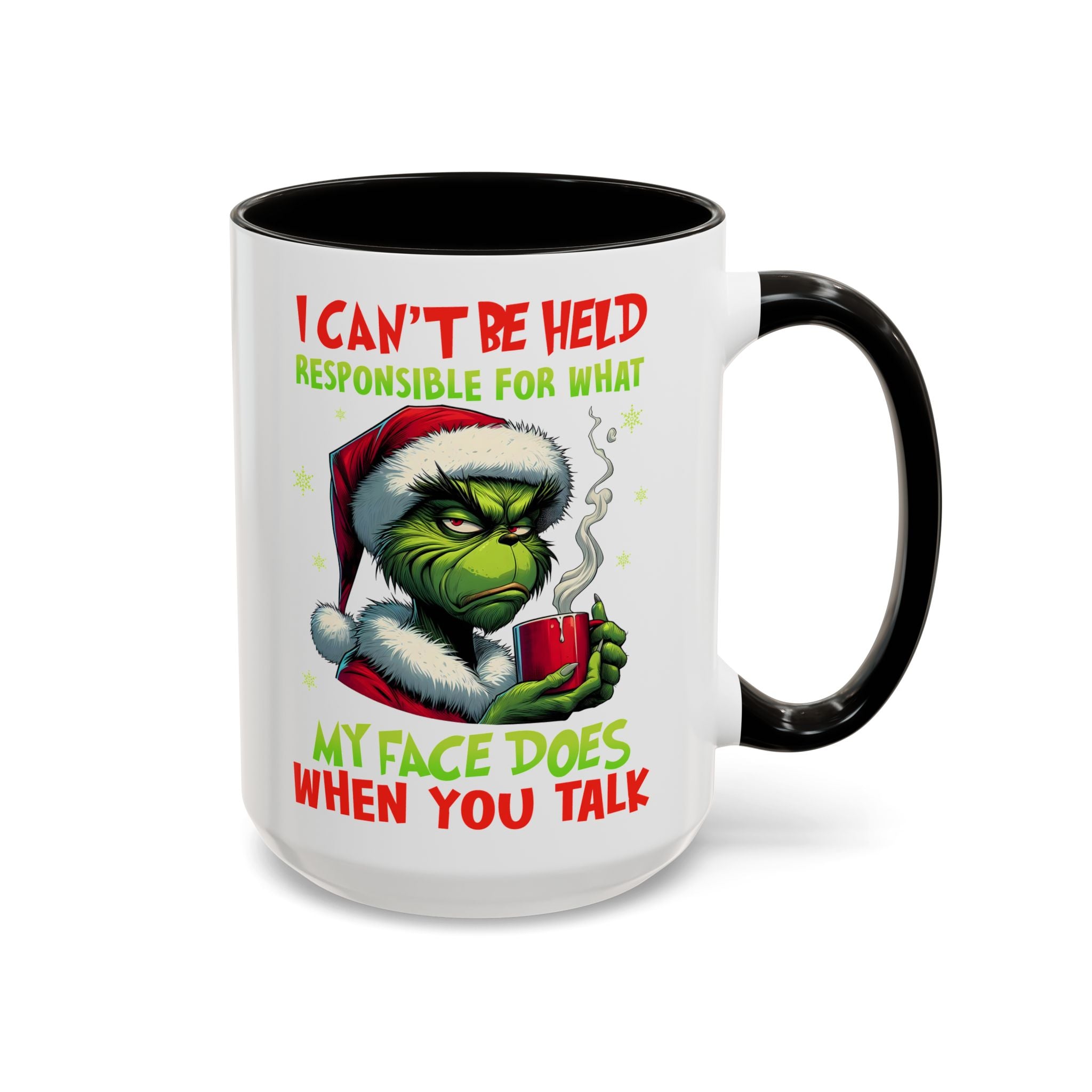 Colorful Grinch Mugs - Perfect for the Holidays, Funny Gift, Coffee Mug, Christmas Present, Office Humor, Grinch Lover