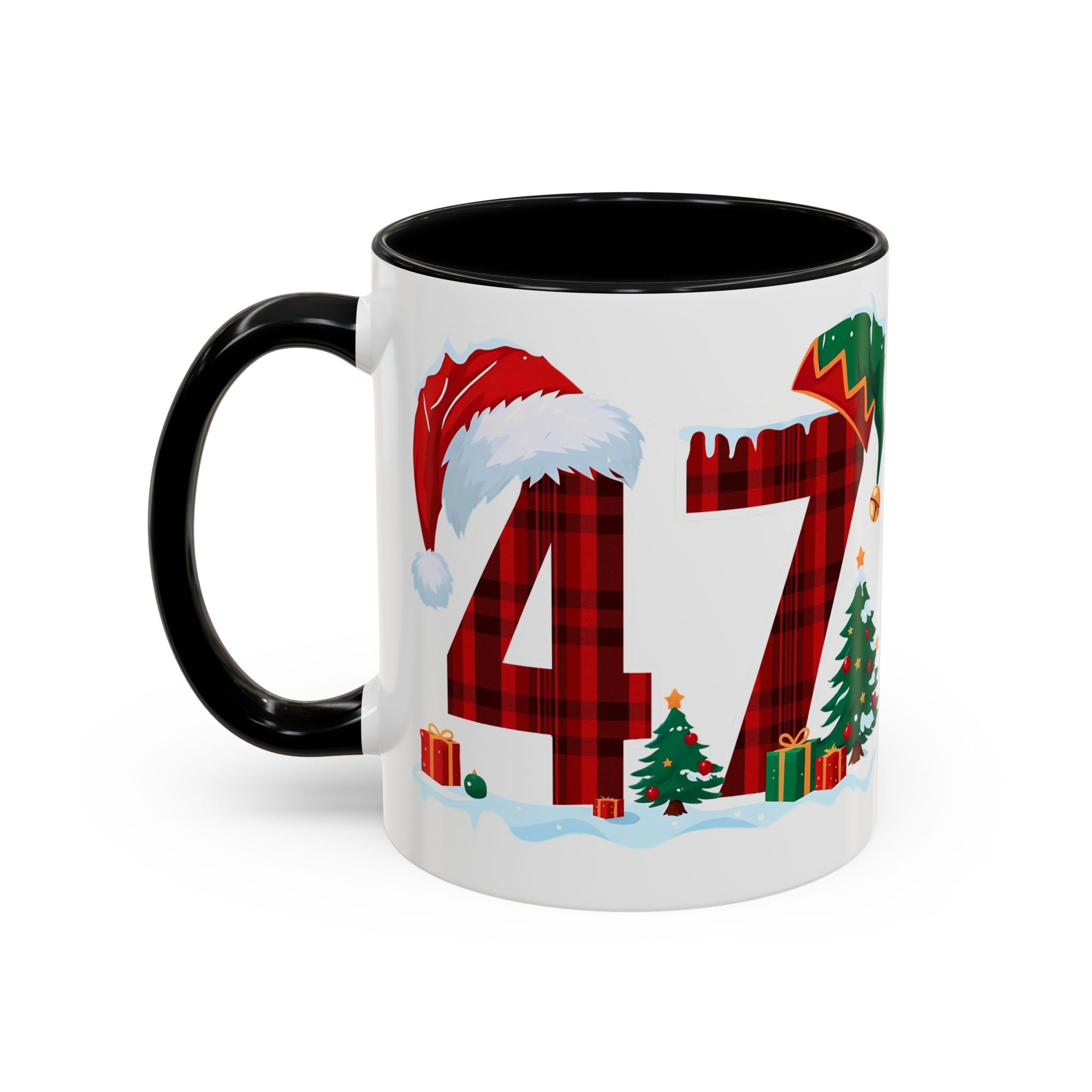 President 47 Trump Christmas Mug | Accent Coffee Mug