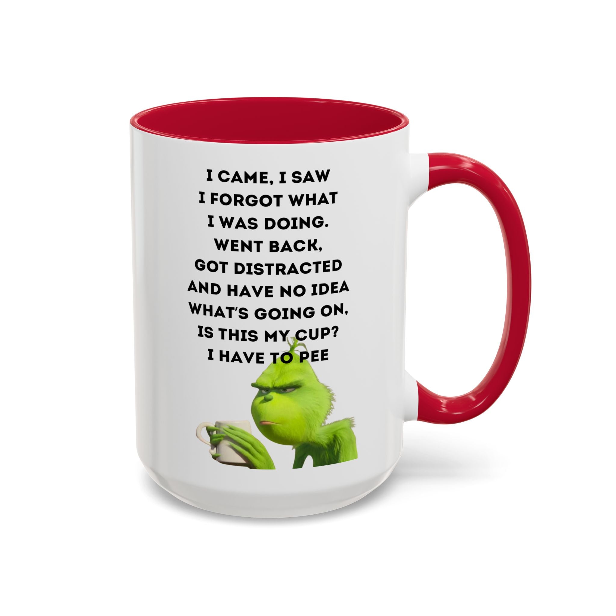 Colorful Grinch Coffee Mug, Fun Holiday Gift, Funny Tea Cup, Quirky Kitchen Decor, Grinch Fan Mug, Christmas Gift Idea