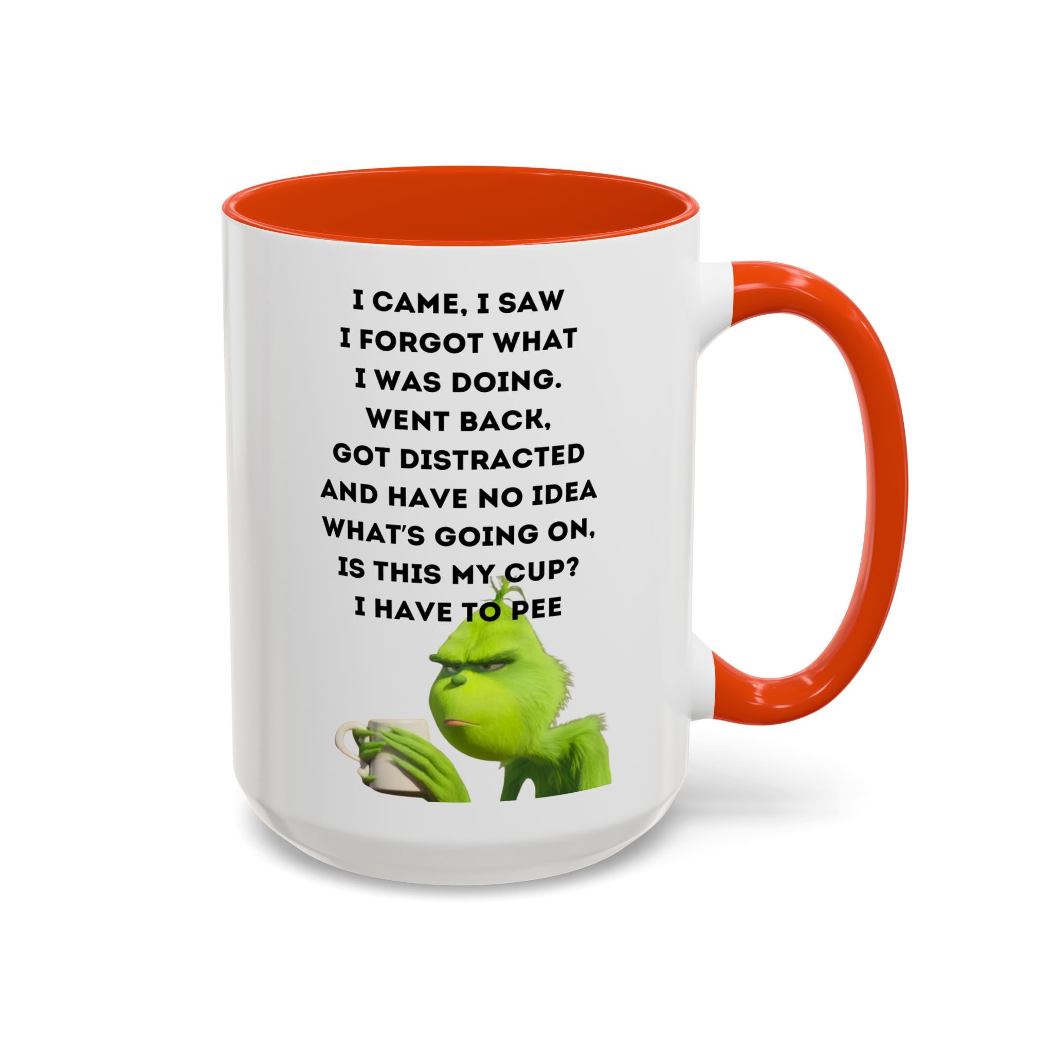 Colorful Grinch Coffee Mug, Fun Holiday Gift, Funny Tea Cup, Quirky Kitchen Decor, Grinch Fan Mug, Christmas Gift Idea