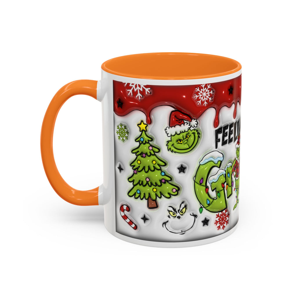 Grinch Holiday Mug - Feeling Extra Grinchy Today! Christmas Gift, Funny Coffee Cup, Holiday Decor, Winter Warmth