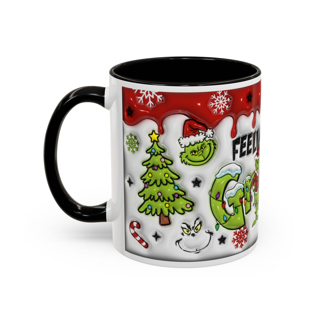Grinch Holiday Mug - Feeling Extra Grinchy Today! Christmas Gift, Funny Coffee Cup, Holiday Decor, Winter Warmth