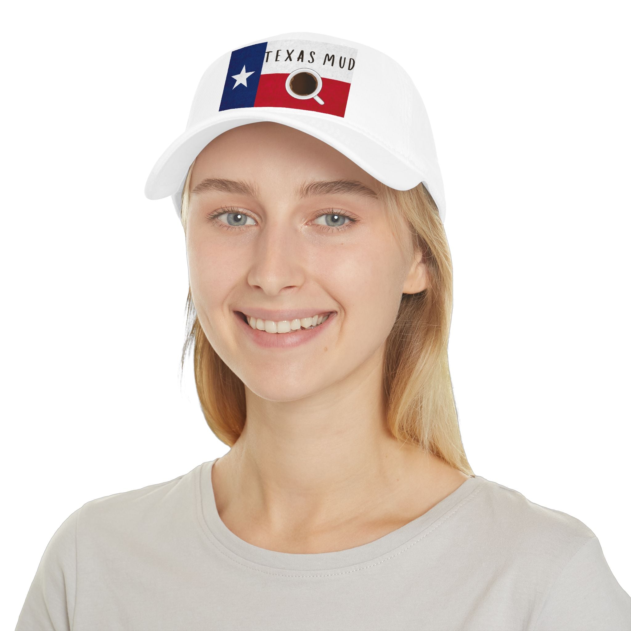 Texas Mud Coffee Flag Cap — Low Profile Baseball Hat