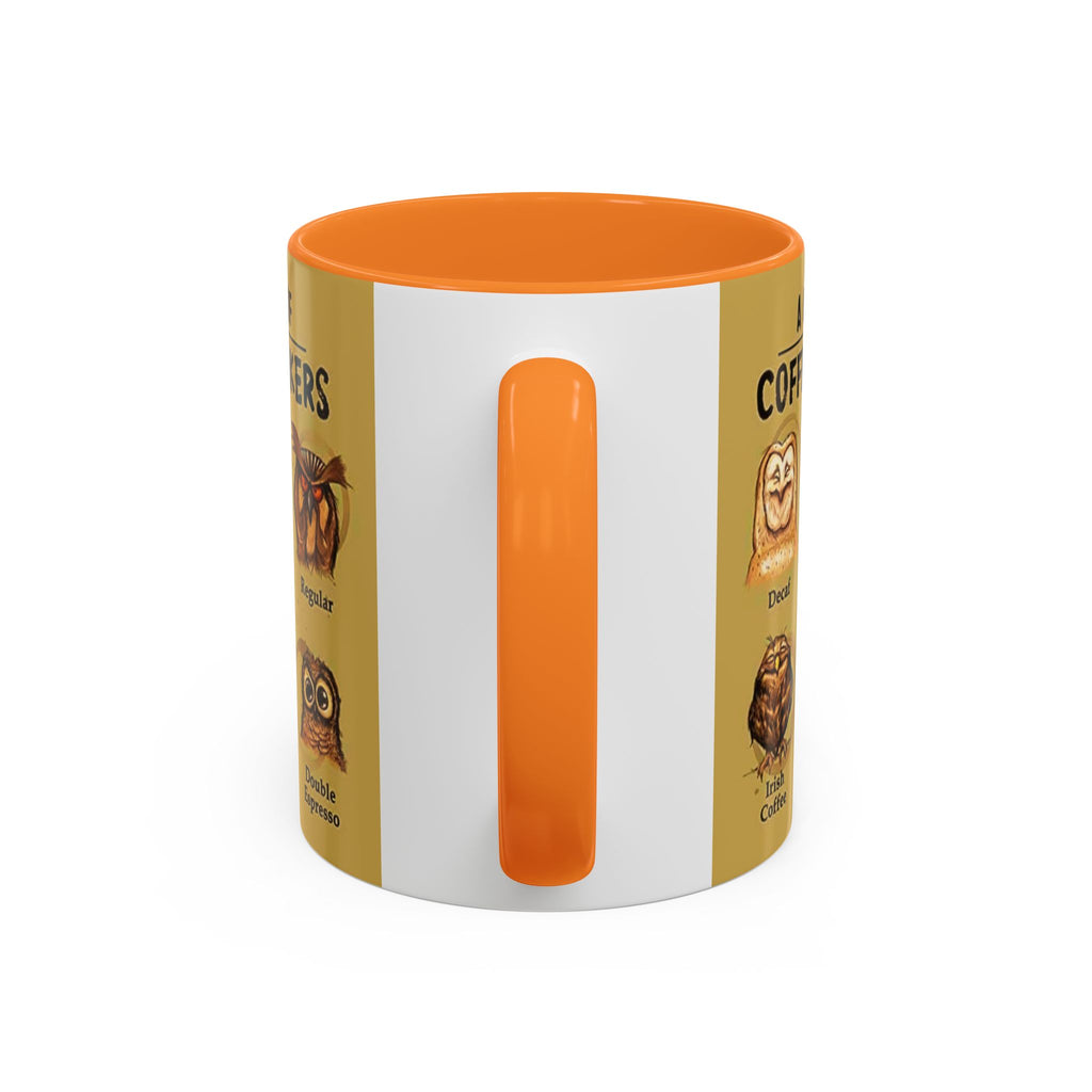 Coffee Owl Mug — "A Hoo's Hoo of Coffee Drinkers" 11oz/15oz