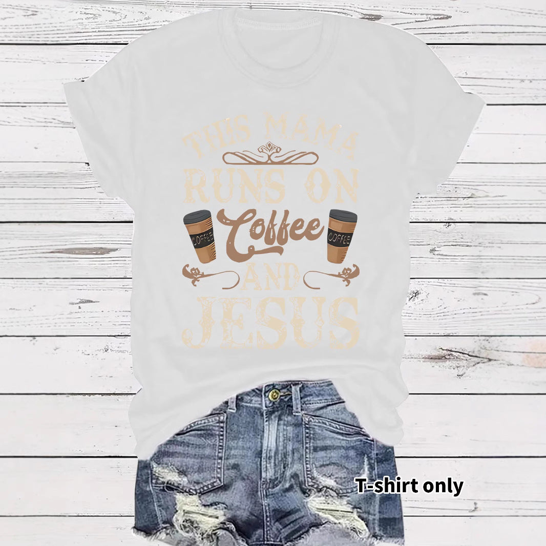 COFFEE printed short sleeved shirt