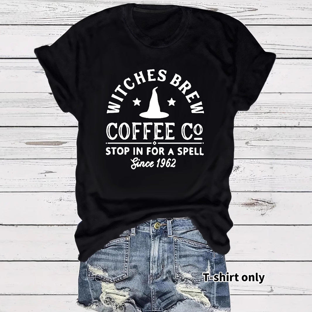 T-shirt women COFFEE CO letters