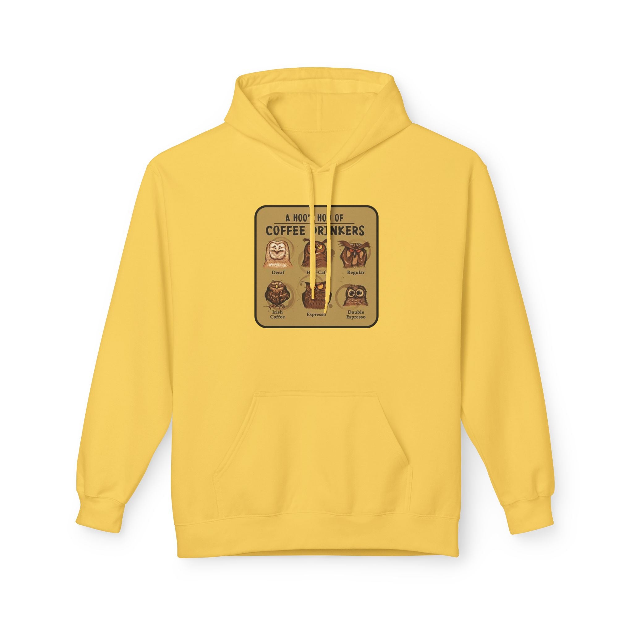 Coffee Drinkers Chart Hoodie | Coffee Types Illustration, Retro Cafe Design