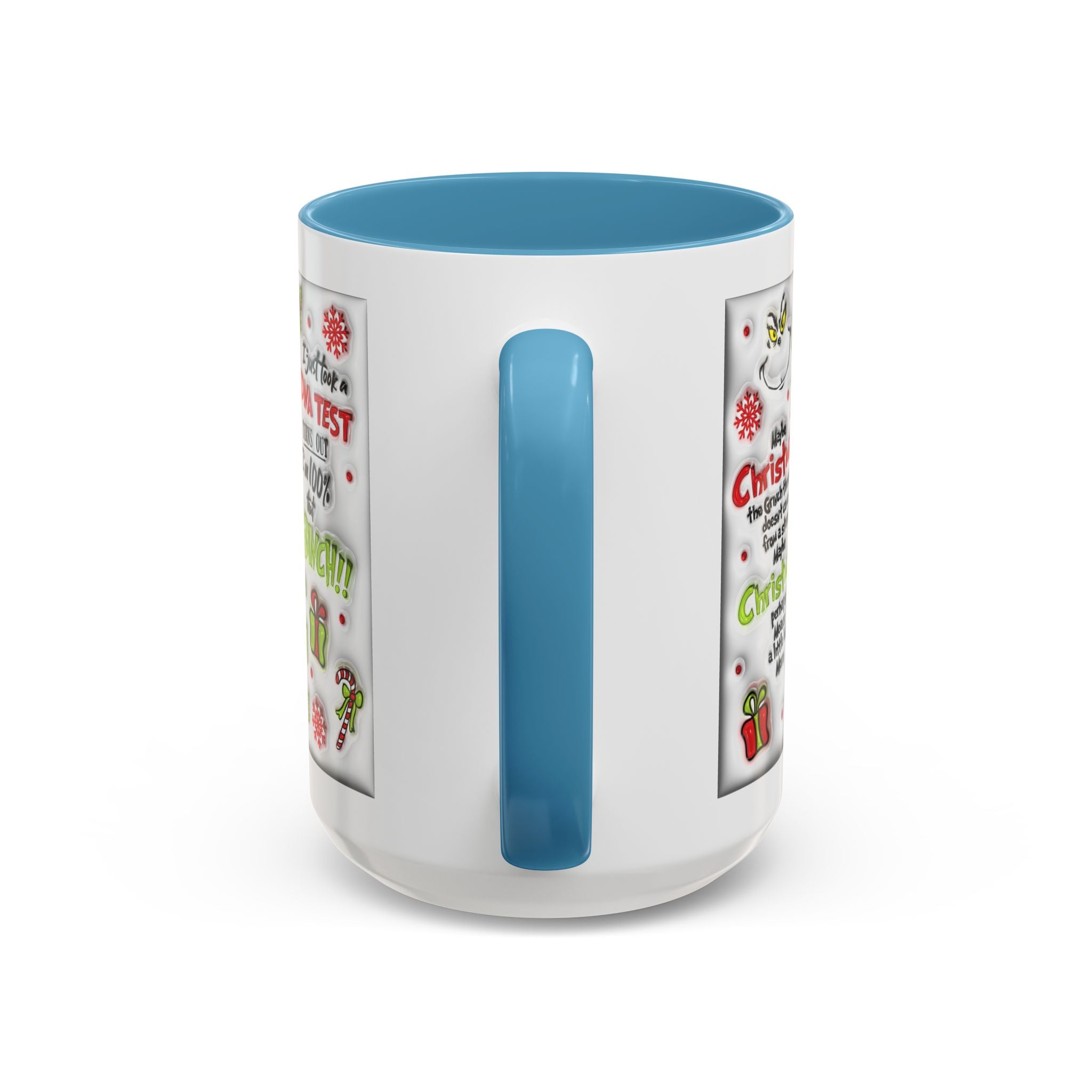 Grinchy Holiday Coffee Mug — "Feeling Extra Grinchy Today" Accent Mug (11/15oz)