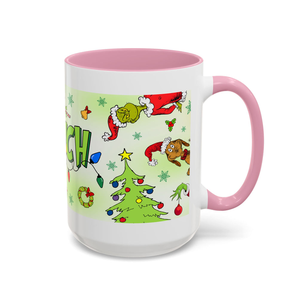 Whimsical The Grinch Mugs, Funny Holiday Gift, Christmas Coffee Cup, Festive Drinkware, Grinch Themed Mug
