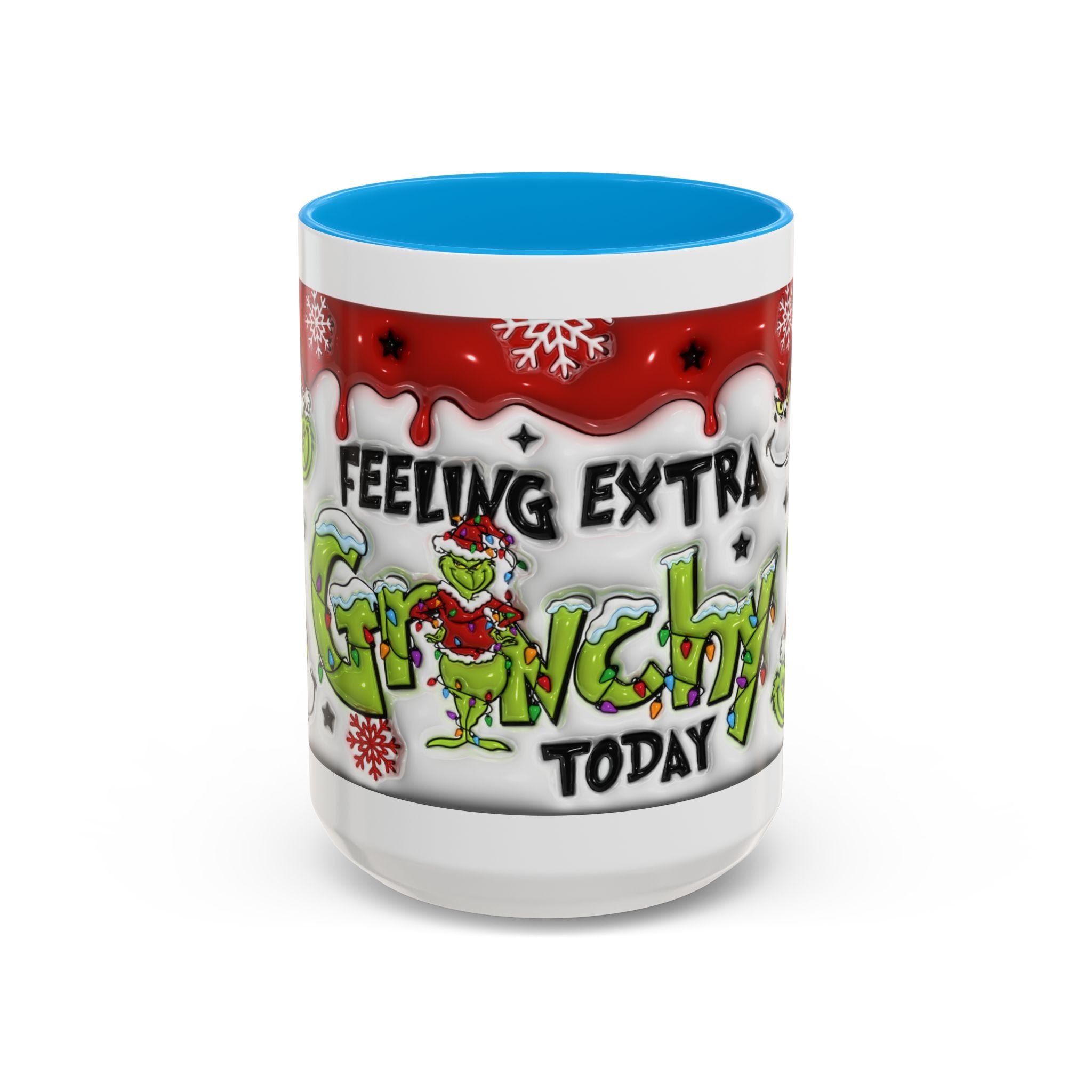 Grinch Holiday Mug - Feeling Extra Grinchy Today! Christmas Gift, Funny Coffee Cup, Holiday Decor, Winter Warmth