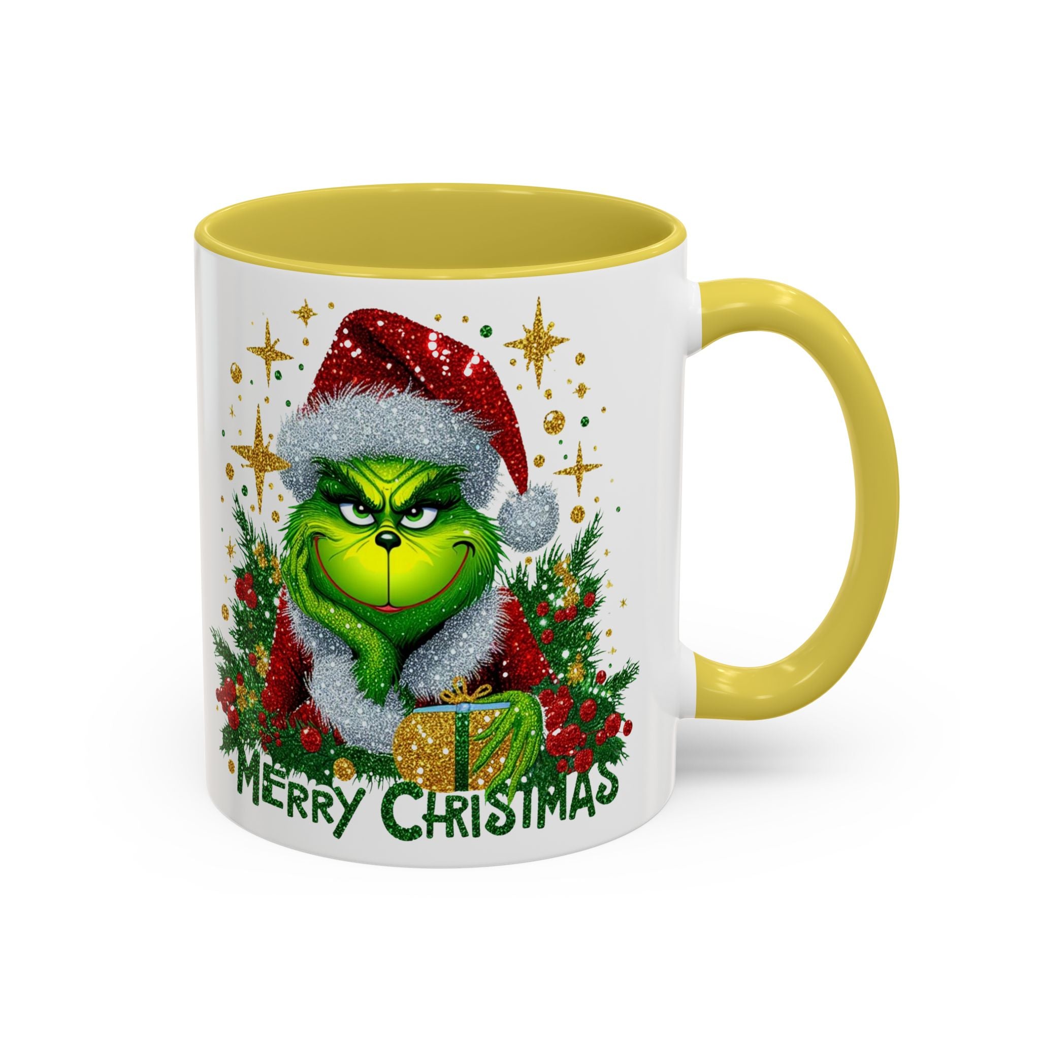 Grinchy Christmas Mug - 11oz & 15oz, Holiday Gift, Festive Beverage Cup, Winter Decorations, Fun Coffee Mug, Grinch Lover Gift