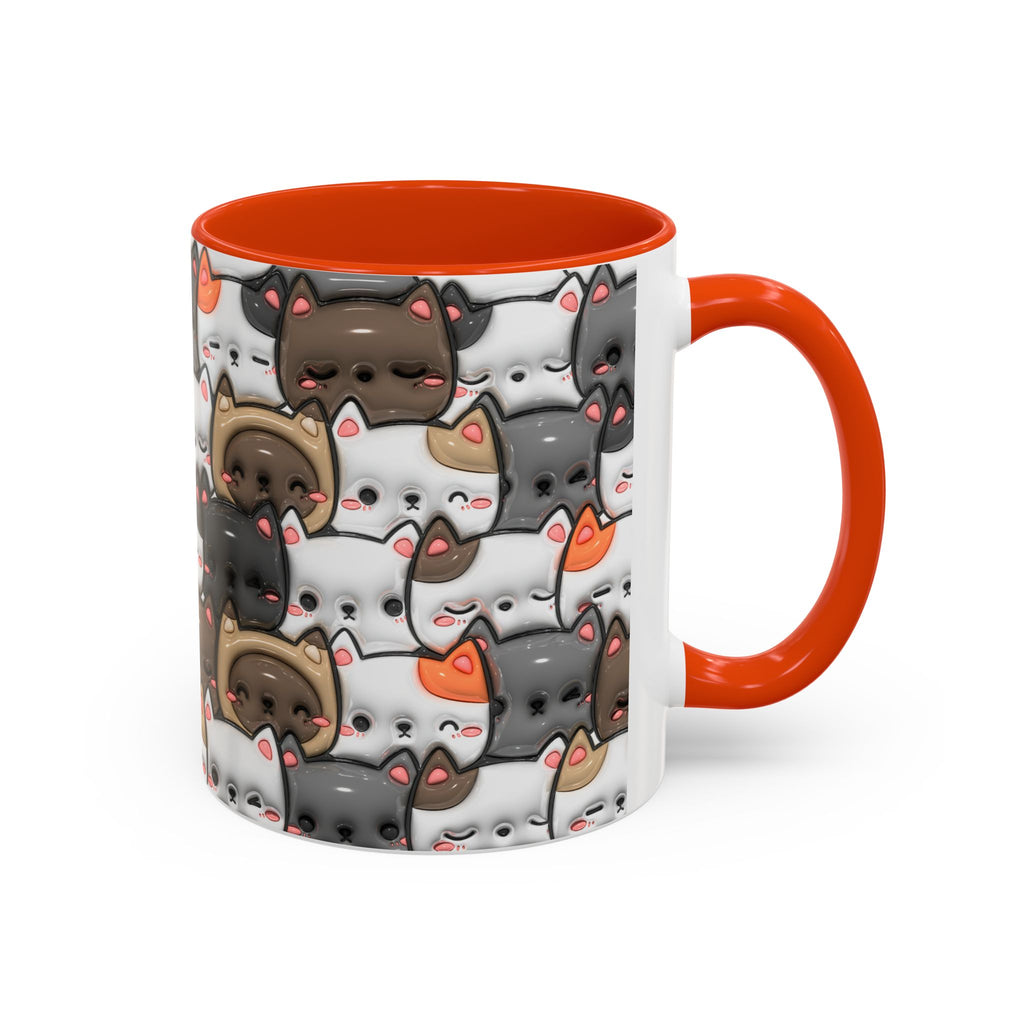 Colorful Cat Mugs - Cute Pet Lover Gift, Cat-Themed Coffee Cup, Cat Lover's Mug, Fun Kitchen Decor, Feline Art Drinkware