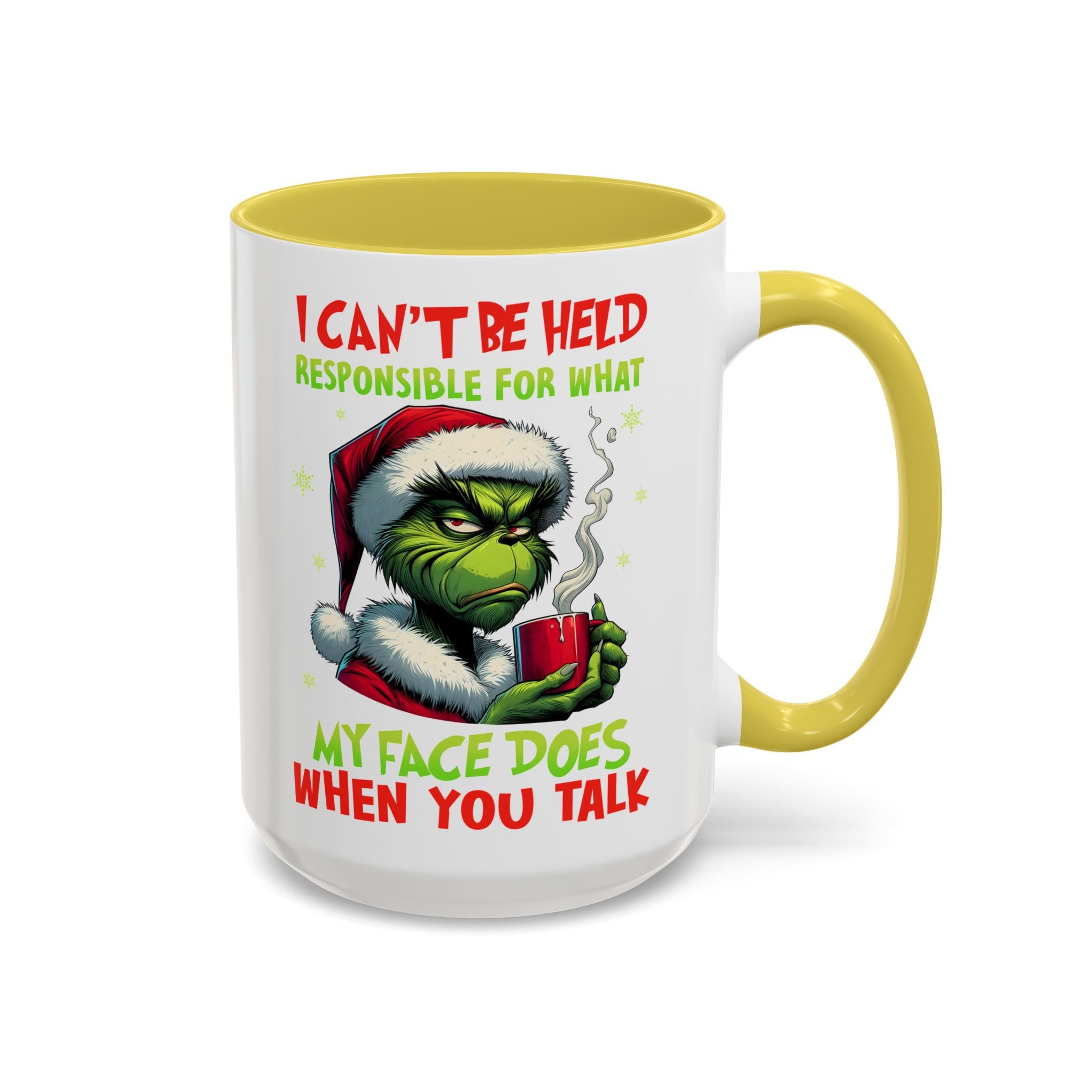 Colorful Grinch Mugs - Perfect for the Holidays, Funny Gift, Coffee Mug, Christmas Present, Office Humor, Grinch Lover