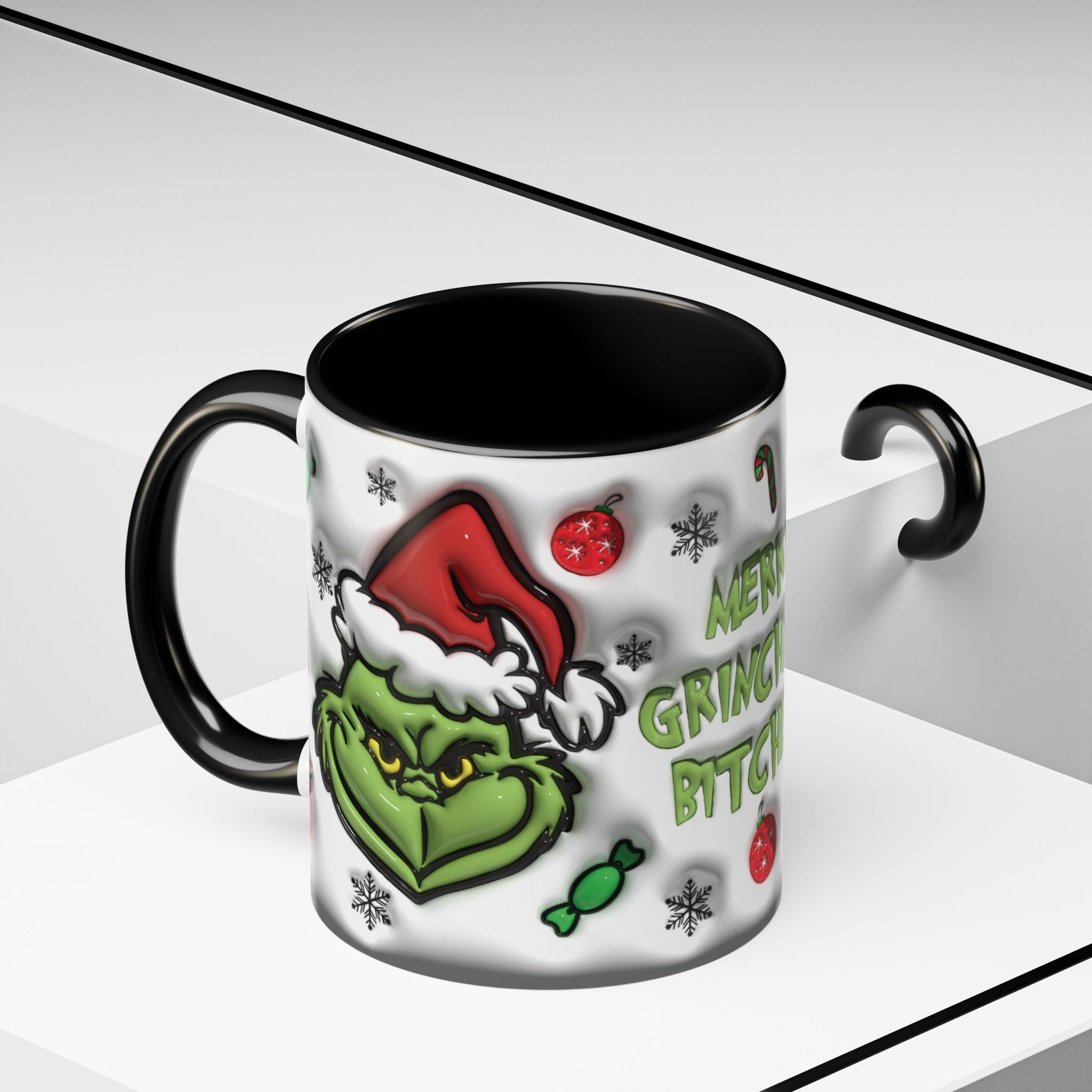 Merry Grinchmas Coffee Mug - Holiday Gift for Christmas Lovers, Fun Ceramic Mug, Grinch-Themed Drinkware, Funny Coffee Cup