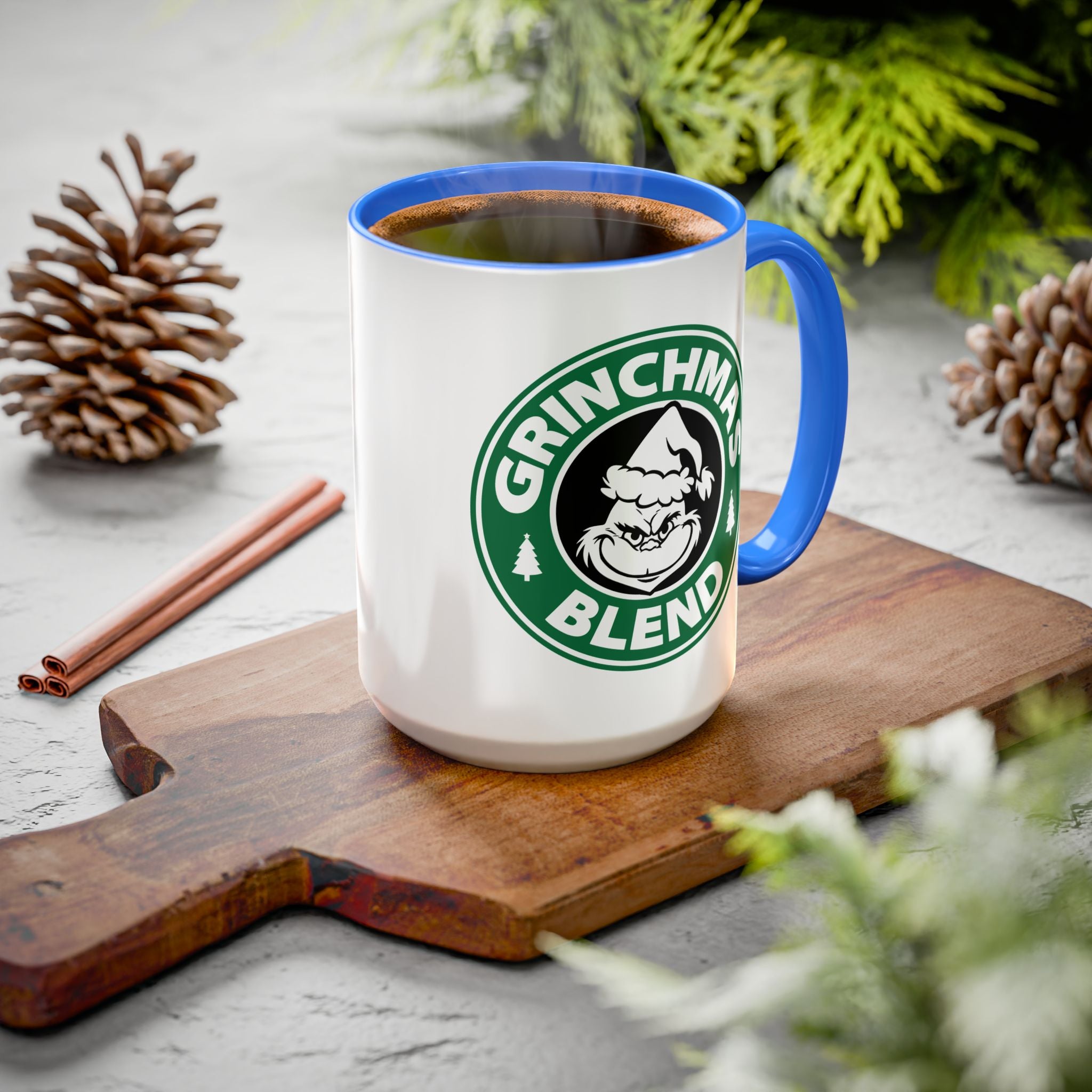 Christmas Grinch Coffee Mug, Colorful 11oz & 15oz Mugs, Holiday Gift, Funny Grinchmas Mug, Winter Decor, Unique Coffee Cup