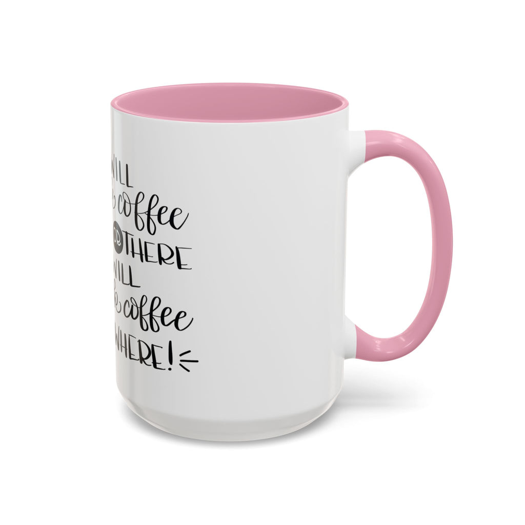 Cat in Hat Coffee Mug — "I Will Drink Coffee Here or There" 11/15oz Color Accent