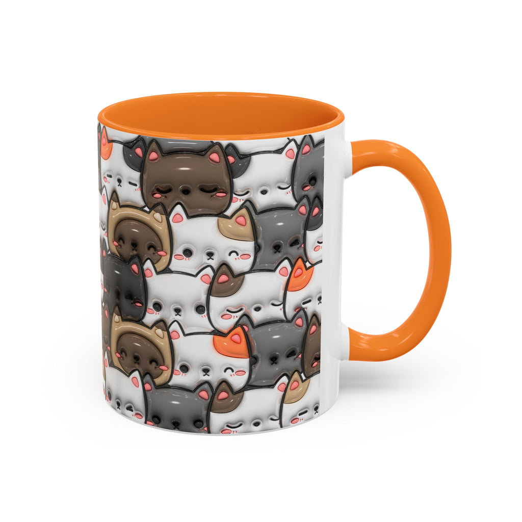 Colorful Cat Mugs - Cute Pet Lover Gift, Cat-Themed Coffee Cup, Cat Lover's Mug, Fun Kitchen Decor, Feline Art Drinkware