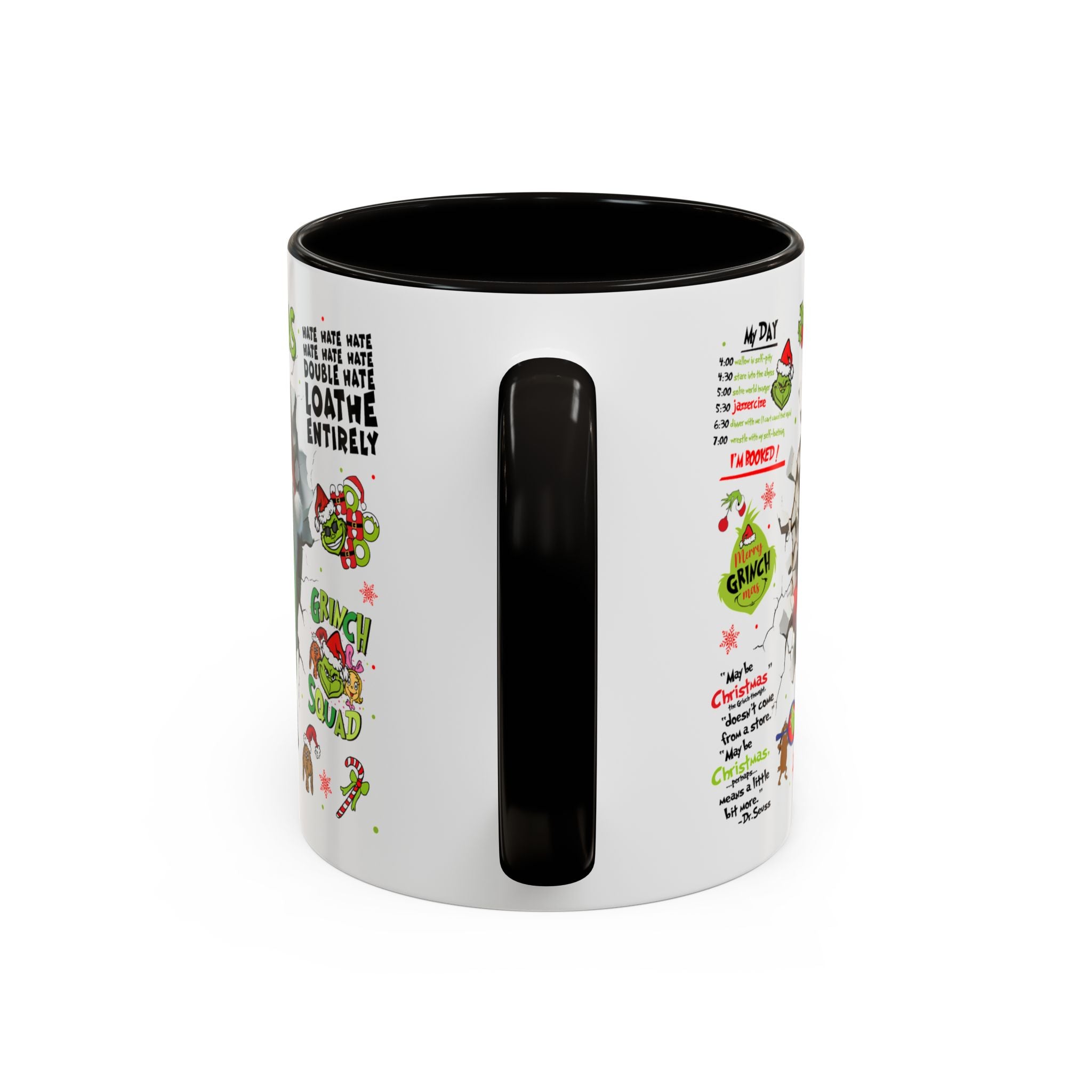 Colorful Grinch Mugs for Holiday Cheer, Funny Coffee Cups, Christmas Gift, Grinch Lovers, Festive Kitchen Decor