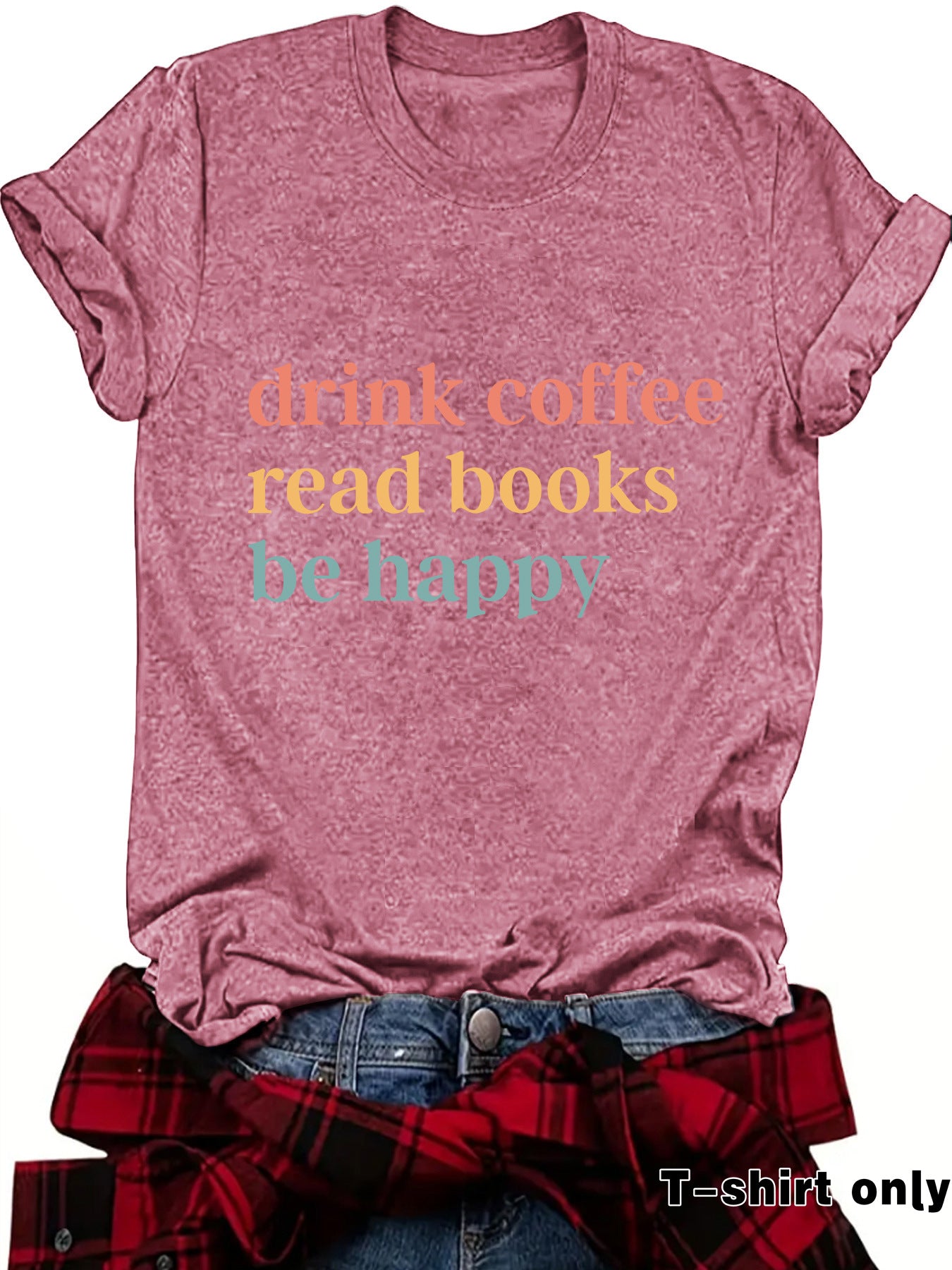 Drink Coffee slogan short sleeves