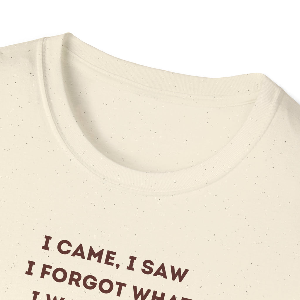 Funny Coffee Memory Poem T-Shirt | Cute Character Holding Coffee