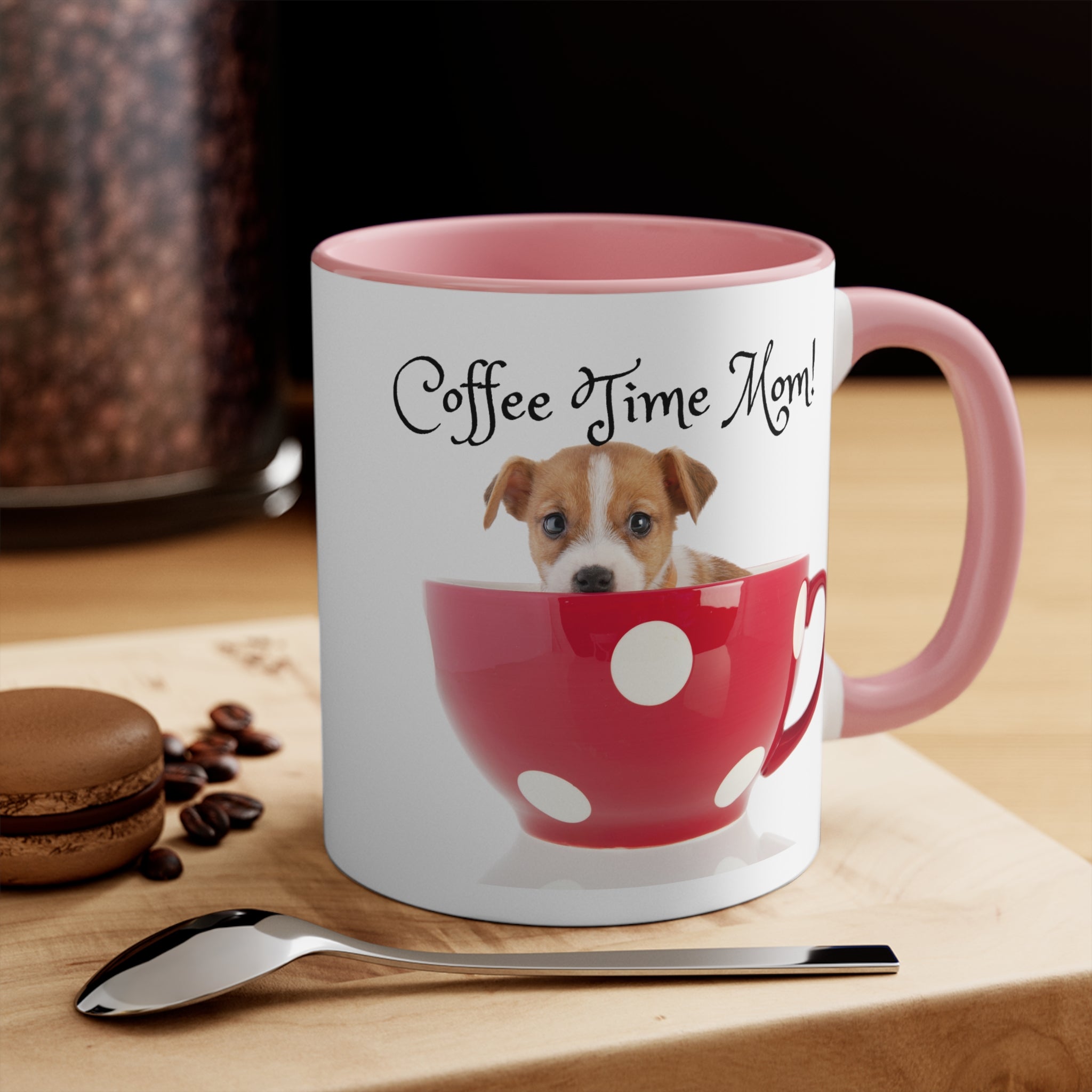 Coffee Time Mom - White Ceramic Mug