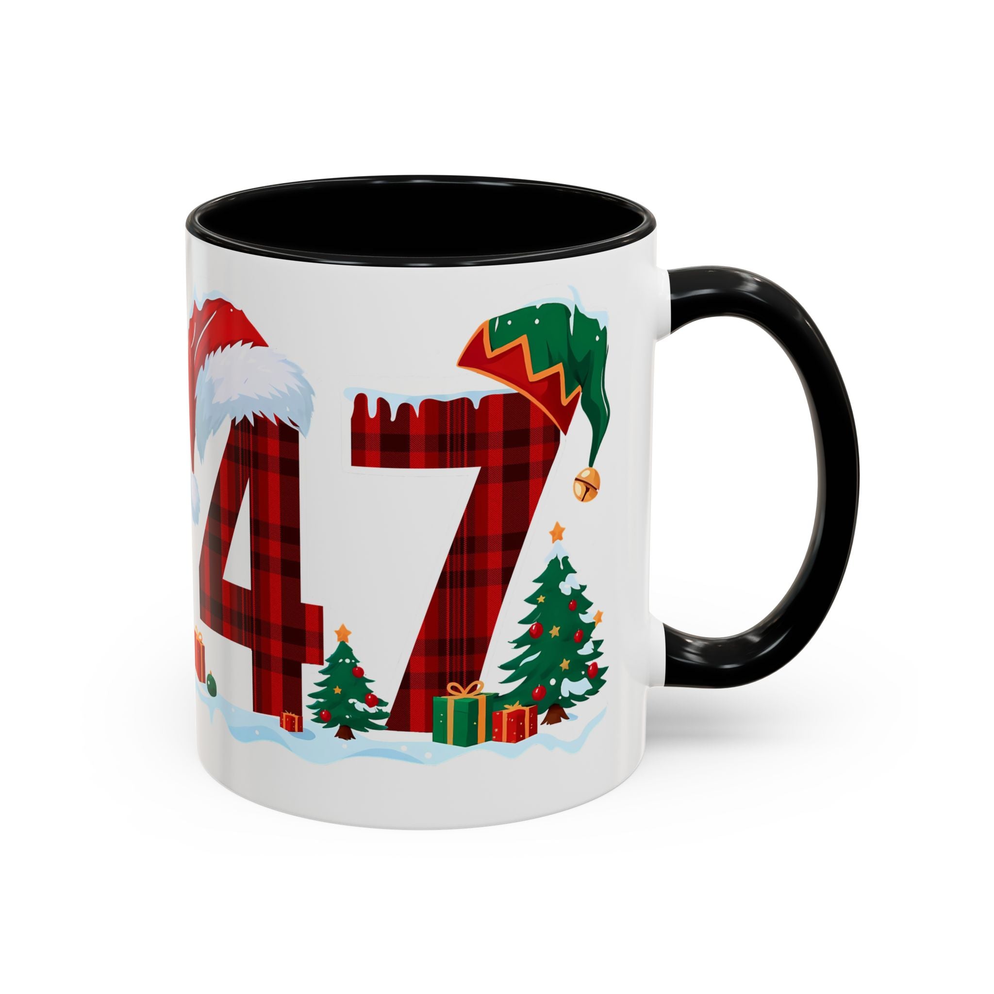President 47 Trump Christmas Mug | Accent Coffee Mug