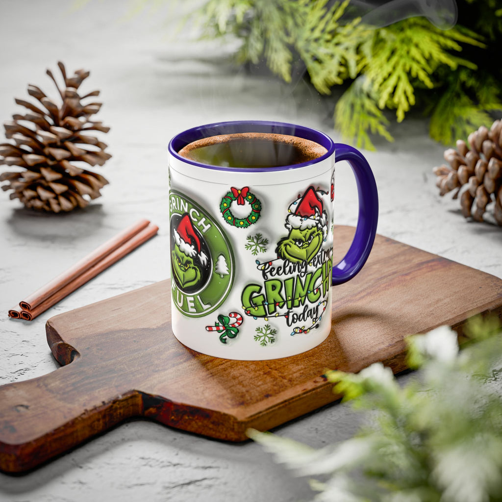 Grinch-themed Coffee Mug, Fun Holiday Gift, Christmas Mug, Grinch Fuel, Unique Grinchy Decor, Extra Grinchy Mug
