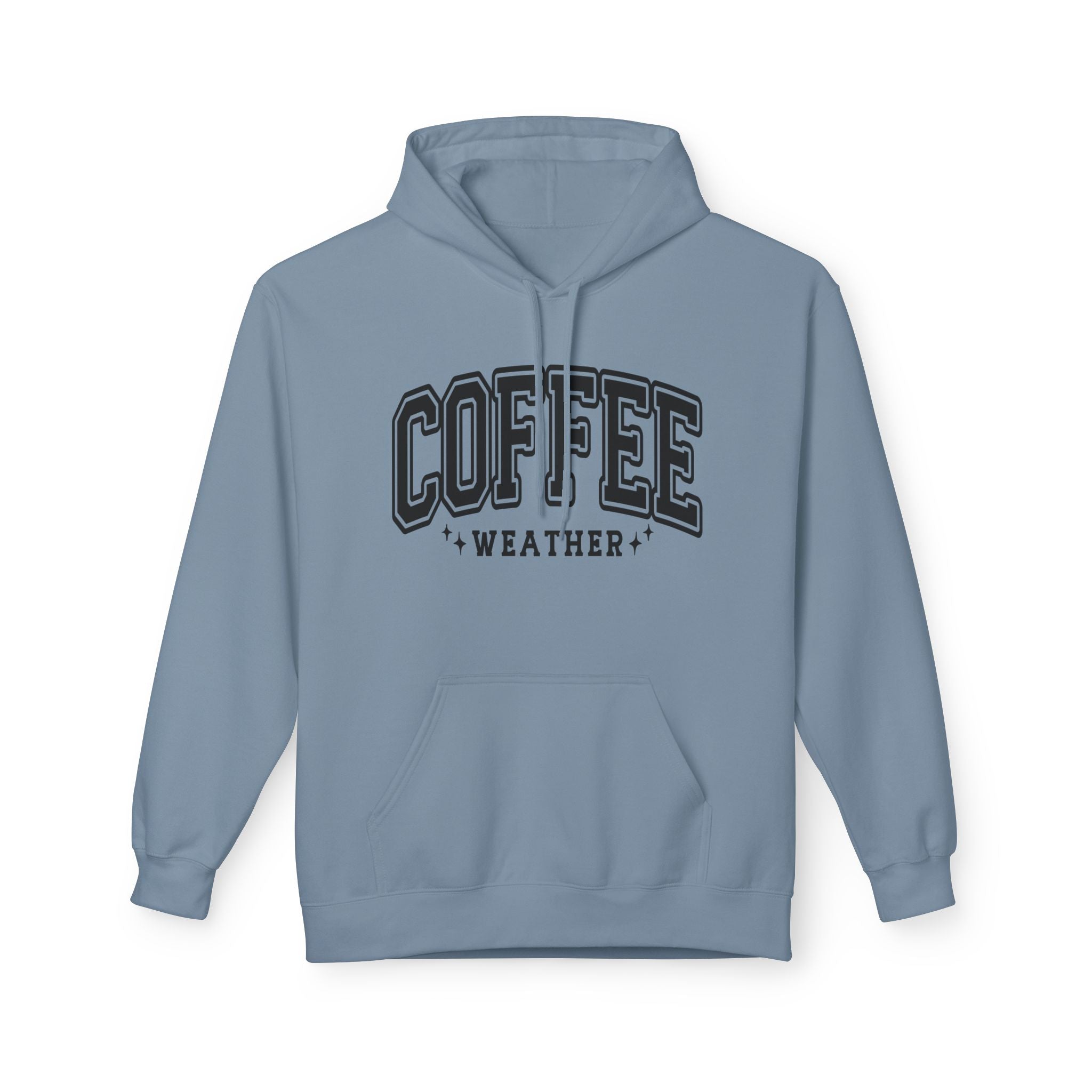 Cozy Coffee Weather Hoodie, Unisex Fleece Sweatshirt, Gift for Coffee Lovers, Fall Fashion, Casual Wear, Everyday Comfort