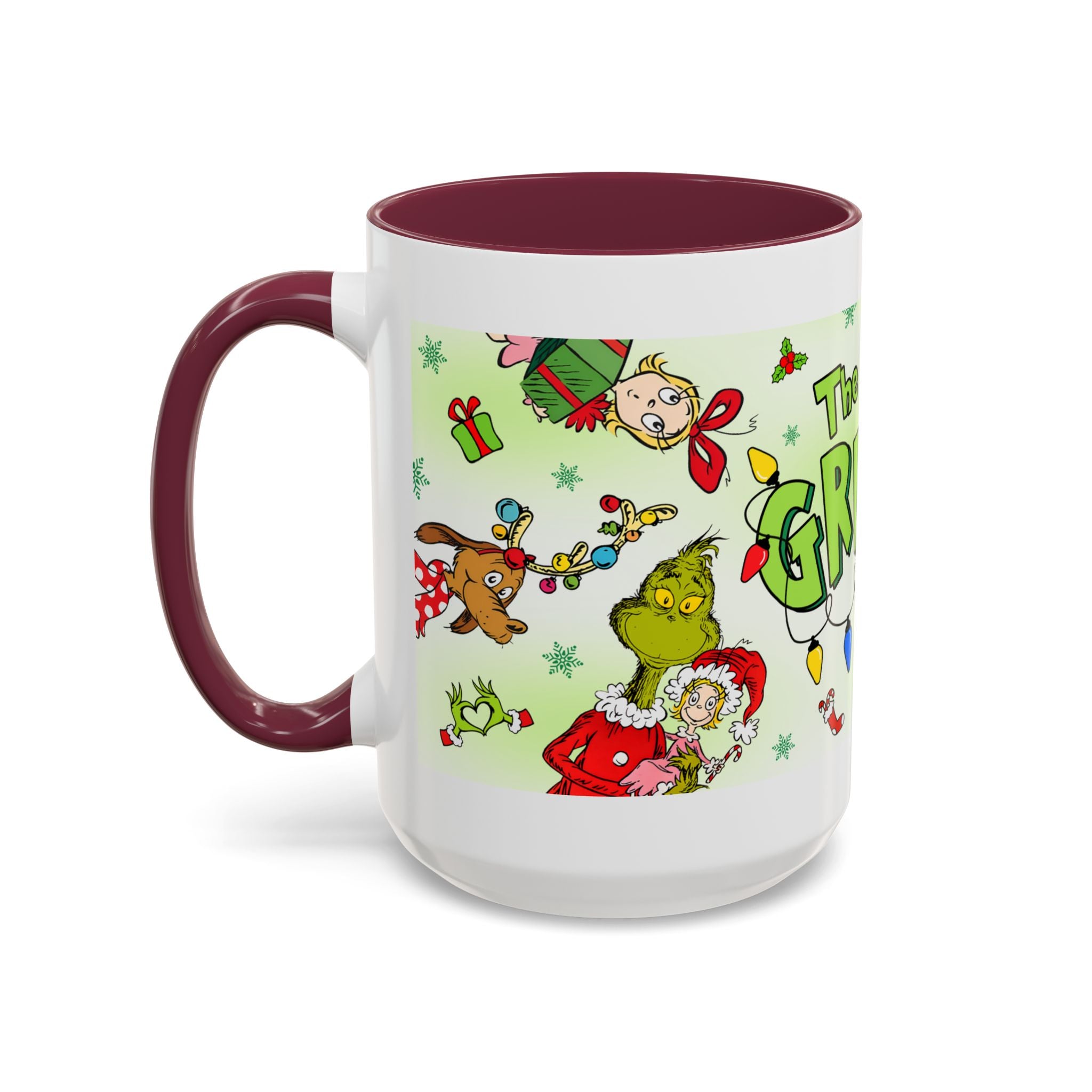 Whimsical The Grinch Mugs, Funny Holiday Gift, Christmas Coffee Cup, Festive Drinkware, Grinch Themed Mug