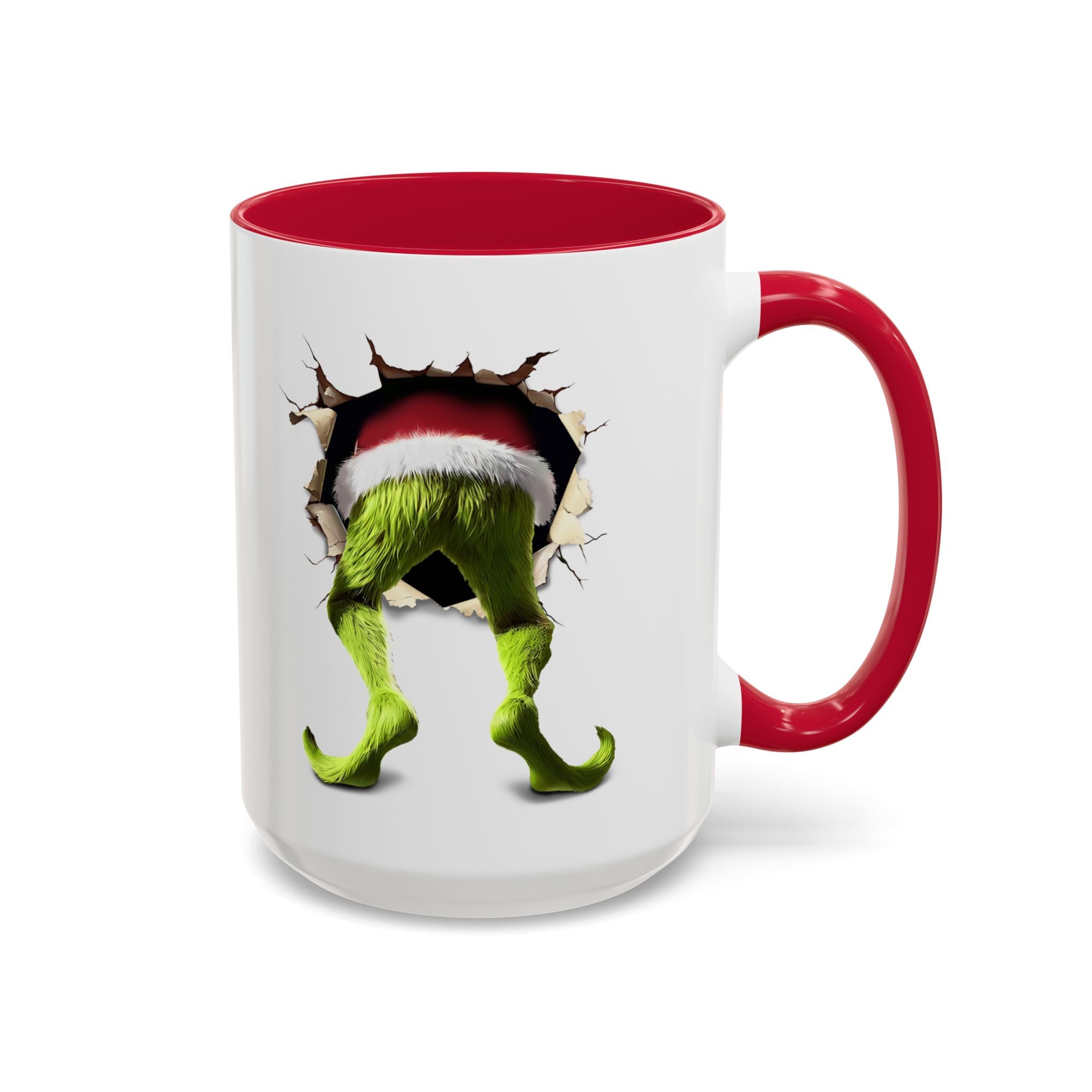 Grinch Holiday Coffee Mugs, Colorful 11oz & 15oz Drinking Cups, Funny Gift for Christmas, Holiday Decor, Unique Kitchenware