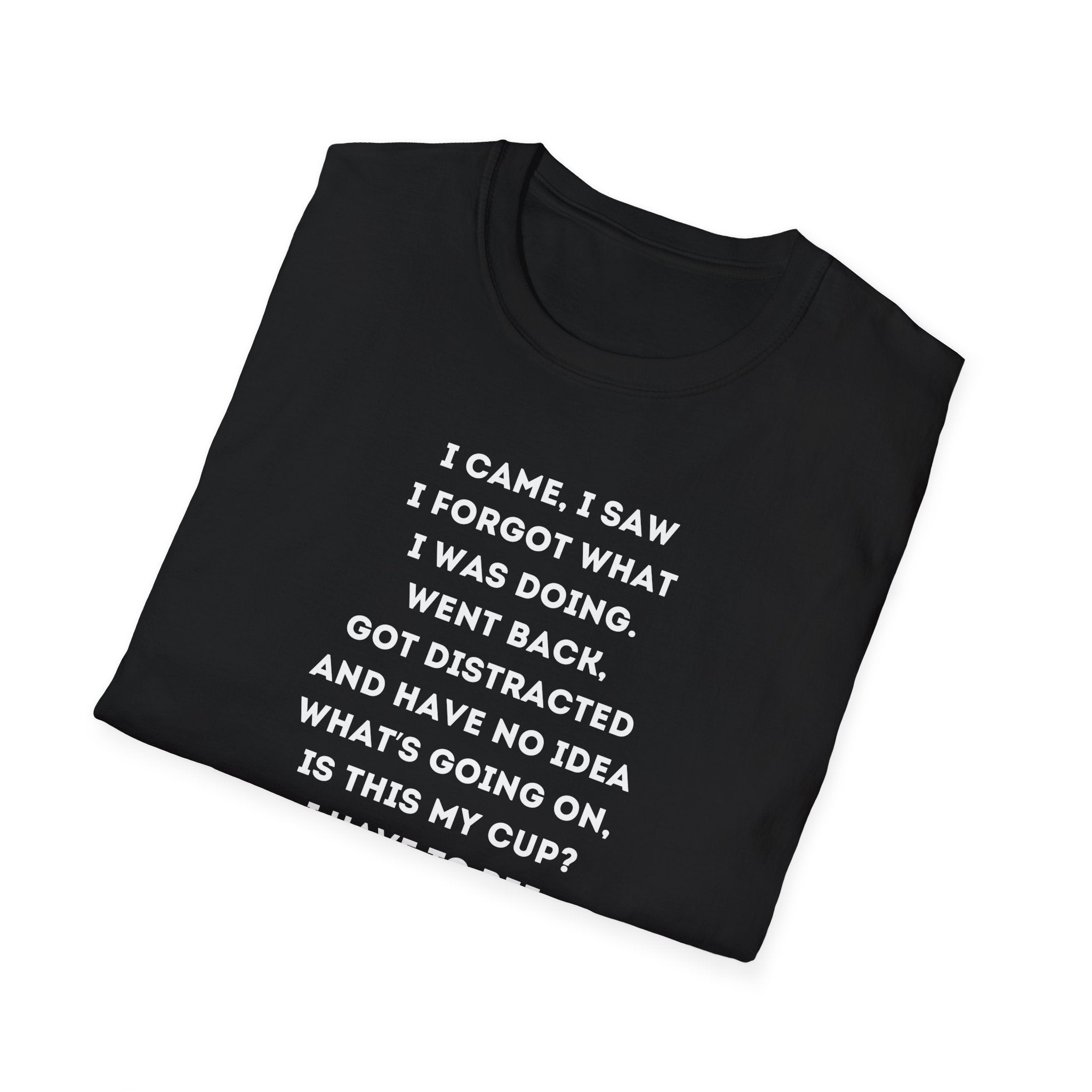 Funny Forgetful Grandpa Quote T-Shirt | Cute Elderly Character, Humorous Text