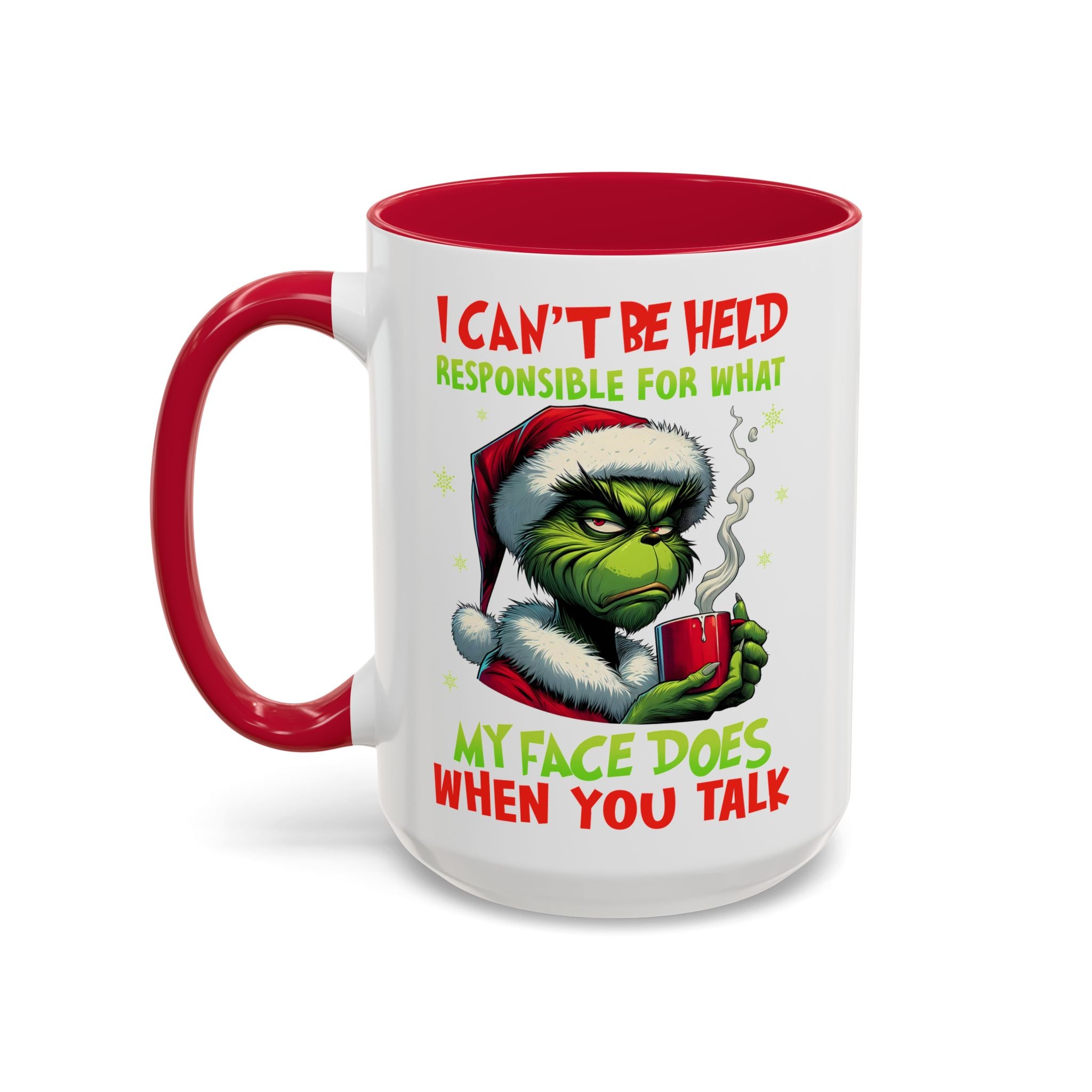 Colorful Grinch Mugs - Perfect for the Holidays, Funny Gift, Coffee Mug, Christmas Present, Office Humor, Grinch Lover